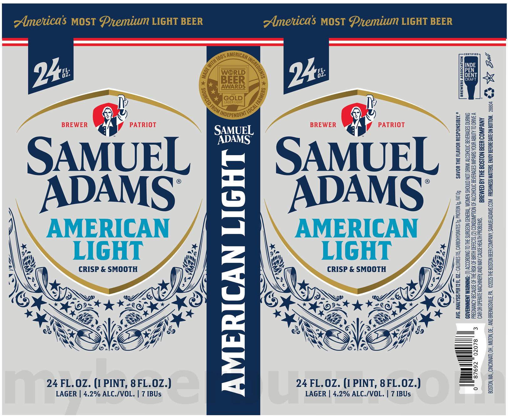 Samuel Adams Updating American Light / 24oz Cans 13 apostMBB 2681