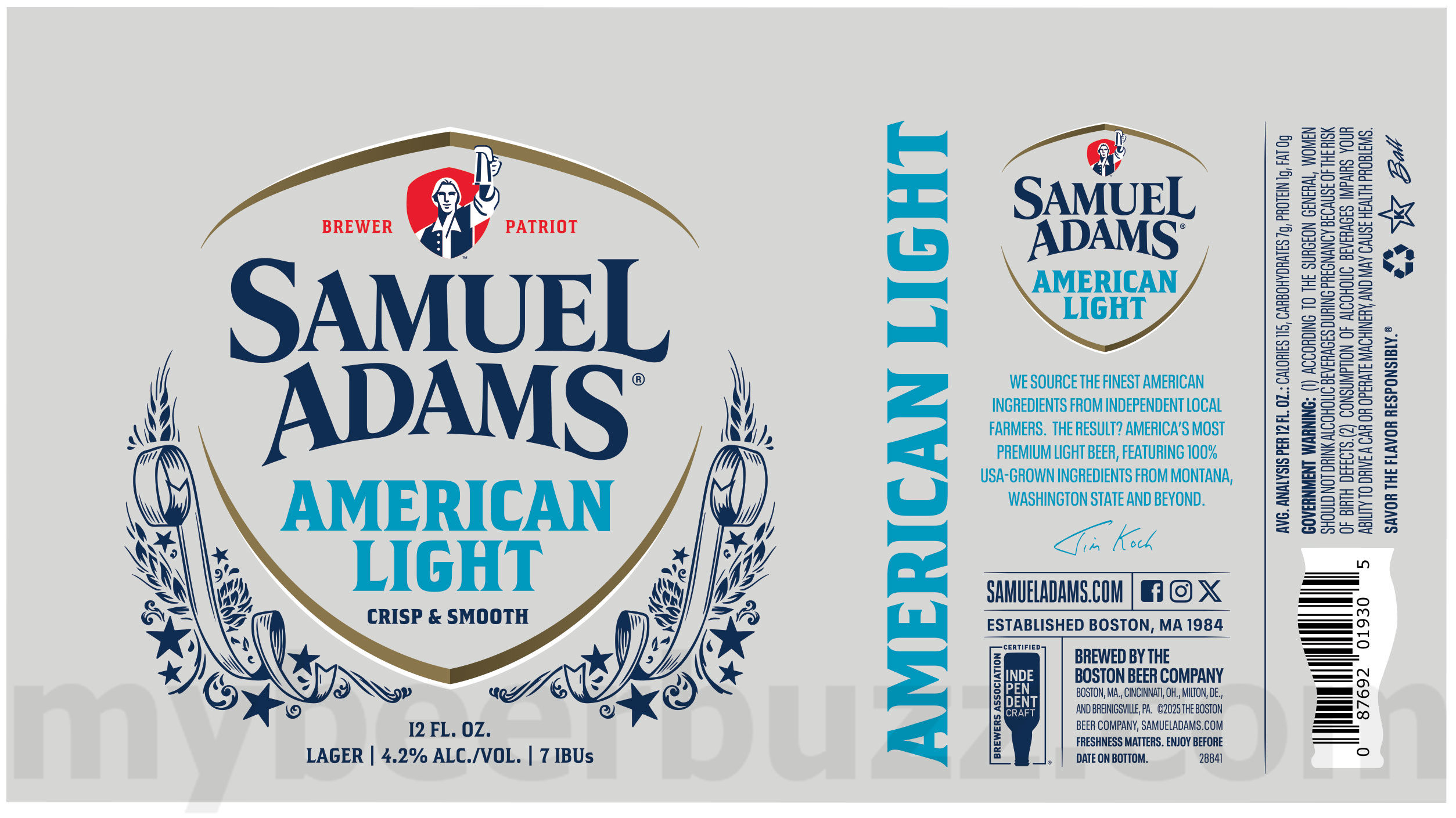 Samuel Adams Updating American Light / 24oz Cans 14 apostMBB 2682