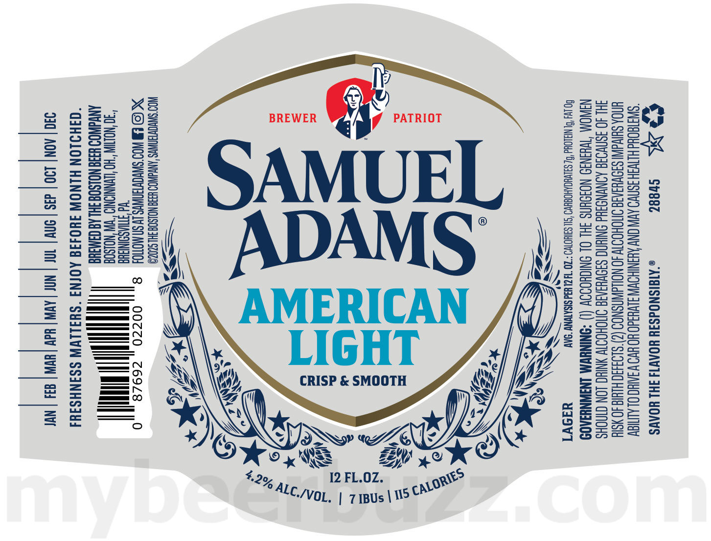 Samuel Adams Updating American Light / 24oz Cans 15 apostMBB 2683