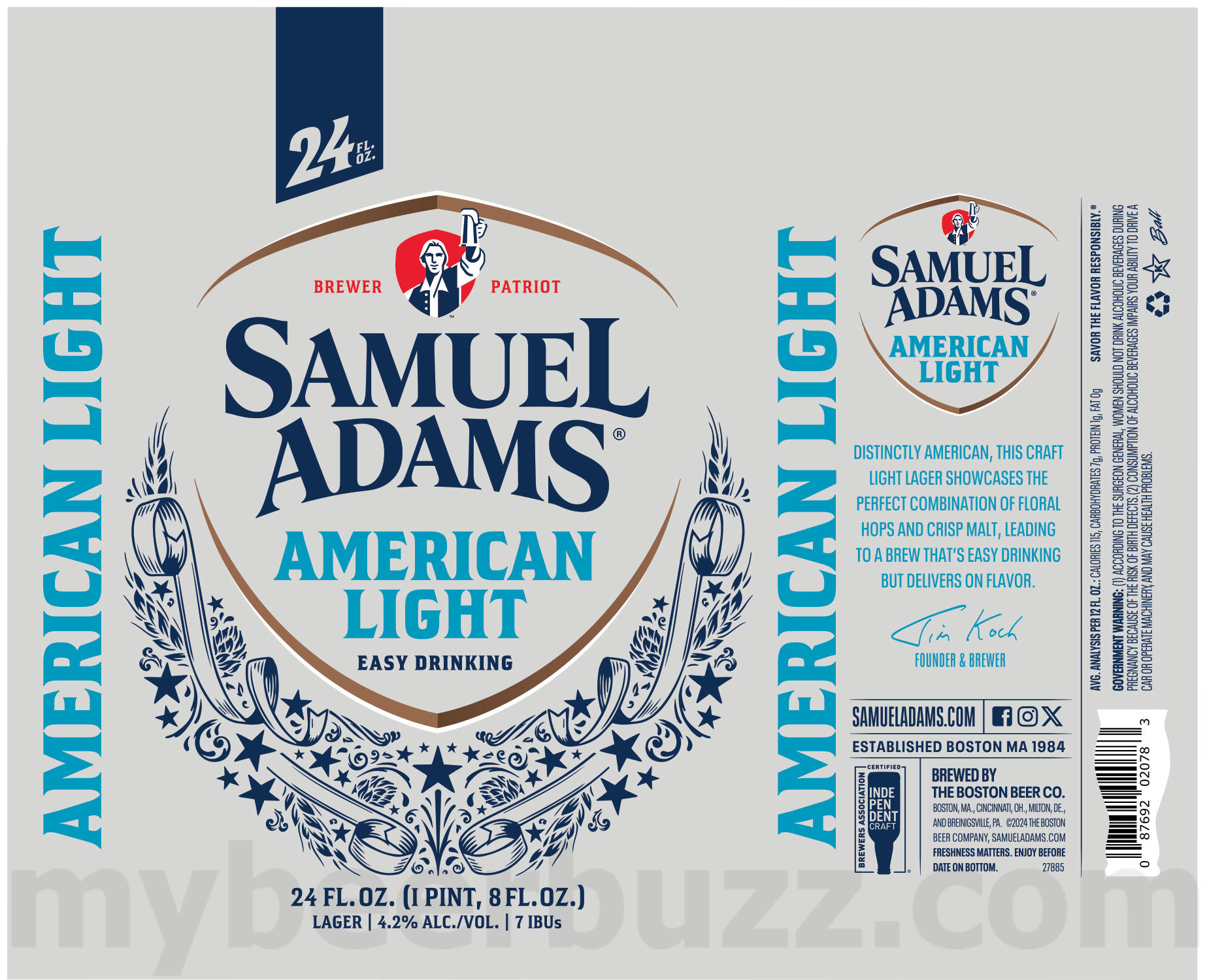 Samuel Adams Updating American Light / 24oz Cans 17 apostMBB 2685