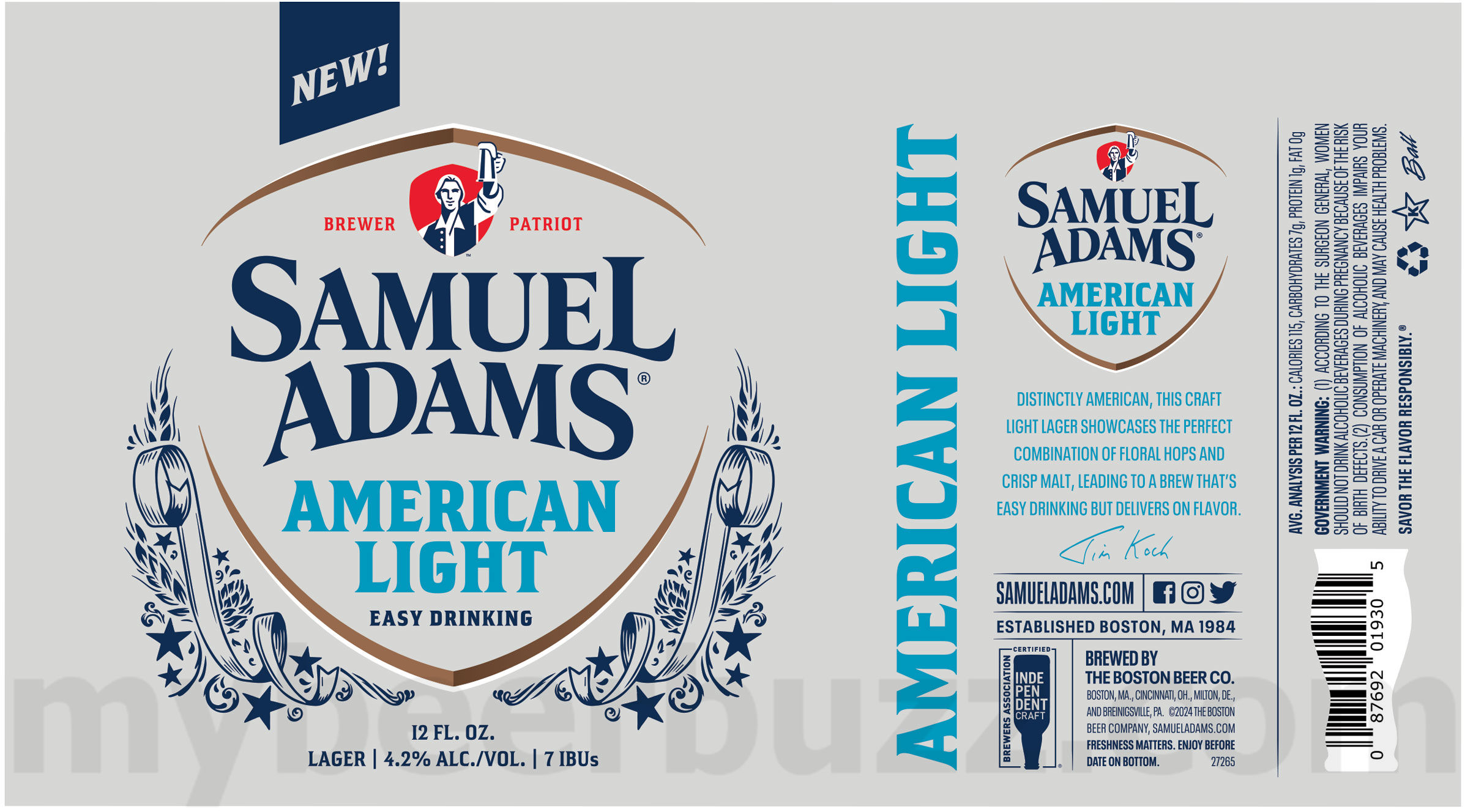 Samuel Adams Updating American Light / 24oz Cans 18 apostMBB 2686