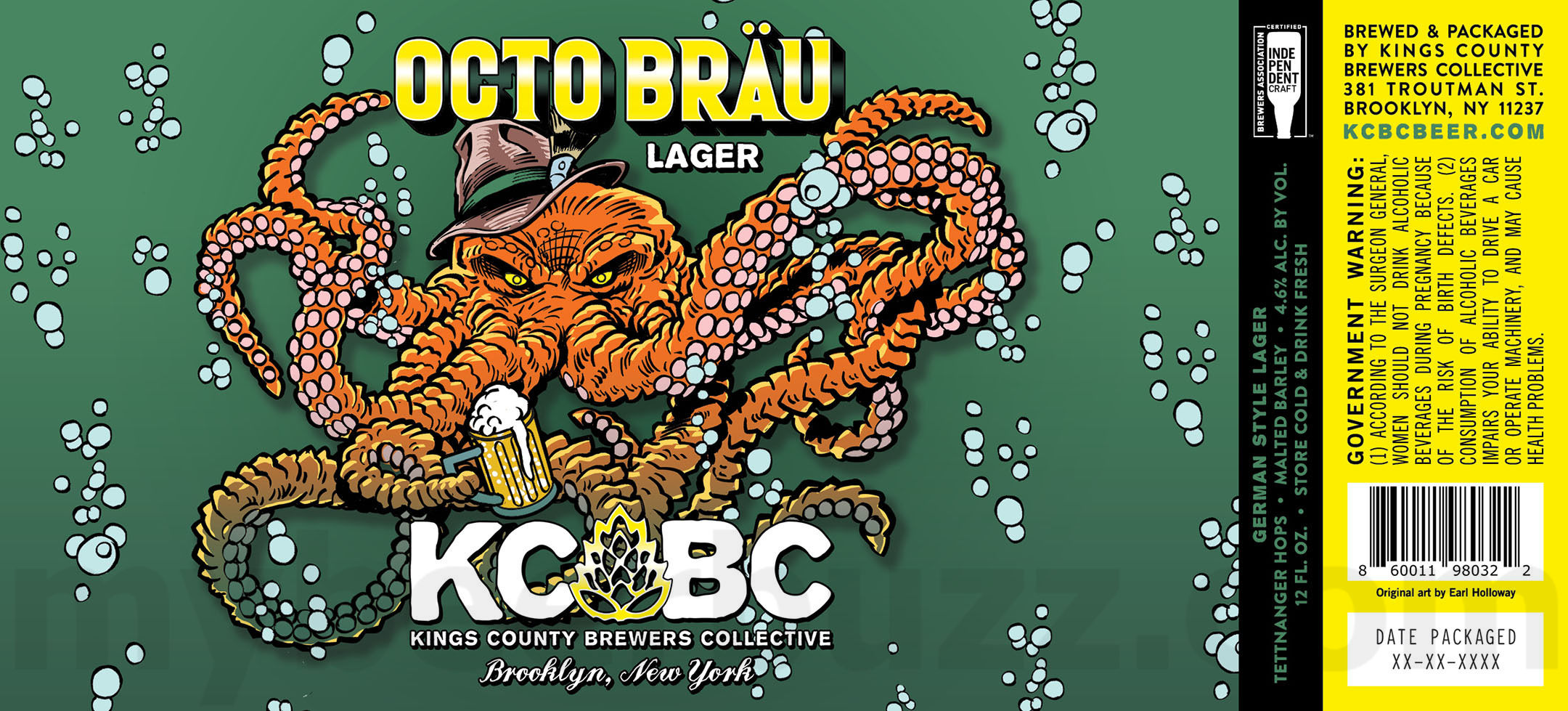 Kings County Brewers Collective Adding Beast In The Cellar Collaboration / Clock Strikes 13 / Sheepless In Seattle / Octo Bräu 10 apostMBB 2690