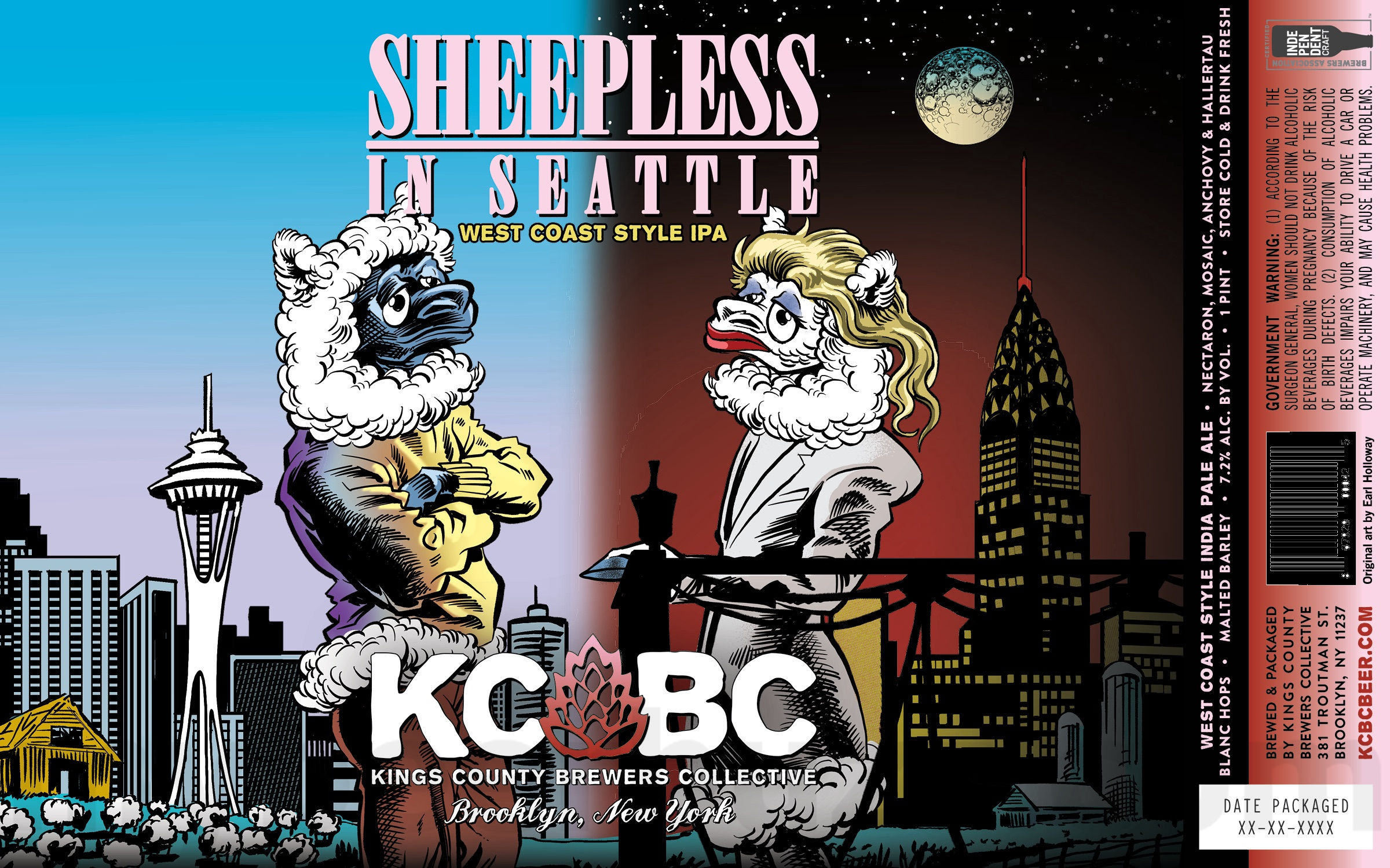 Kings County Brewers Collective Adding Beast In The Cellar Collaboration / Clock Strikes 13 / Sheepless In Seattle / Octo Bräu 11 apostMBB 2691