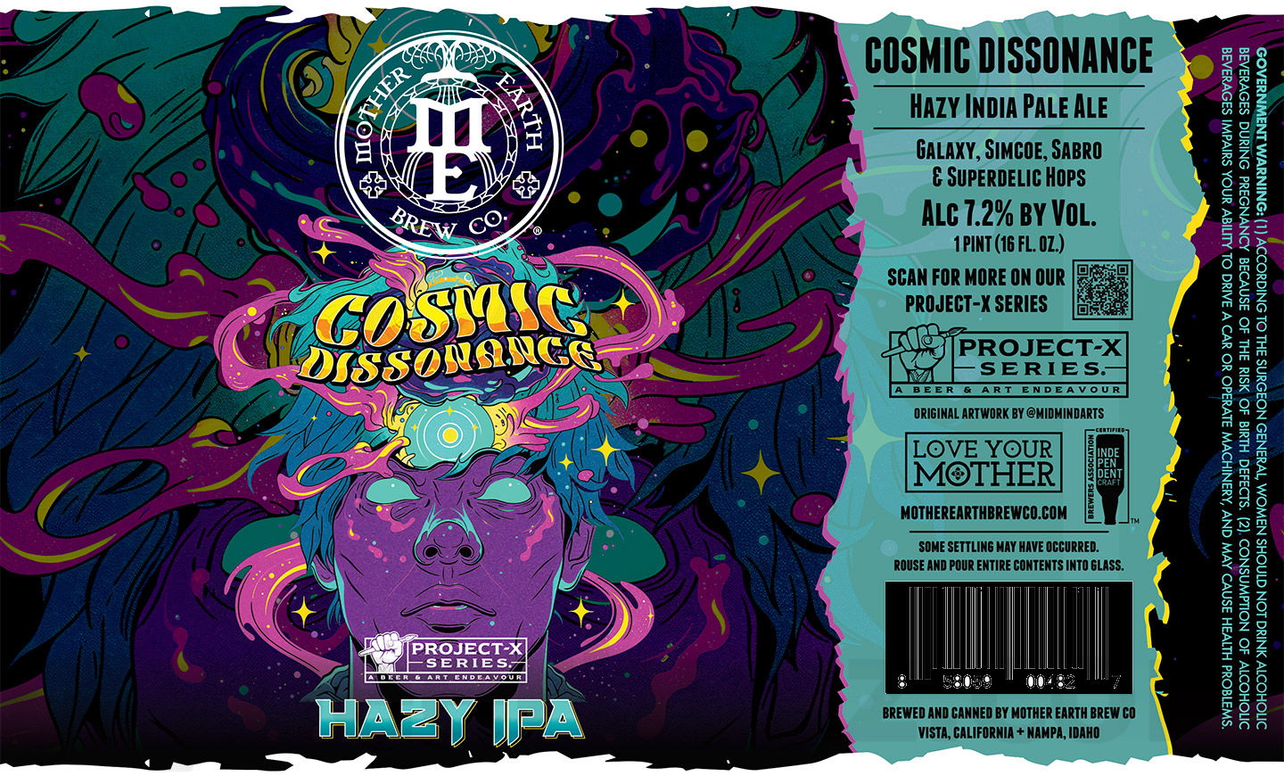 Mother Earth Adding Cali Creamin’ 19.2oz Cans, Who's Whoo, Cali Screamin', Ascent, Vermillion Falls, Spirit Animal, Fresh As It Gets, All-Purpose Pilsner, Four Seasons Strong Ale, Cosmic Dissonance & 2024 Oktoberfest 19 apostMBB 2699