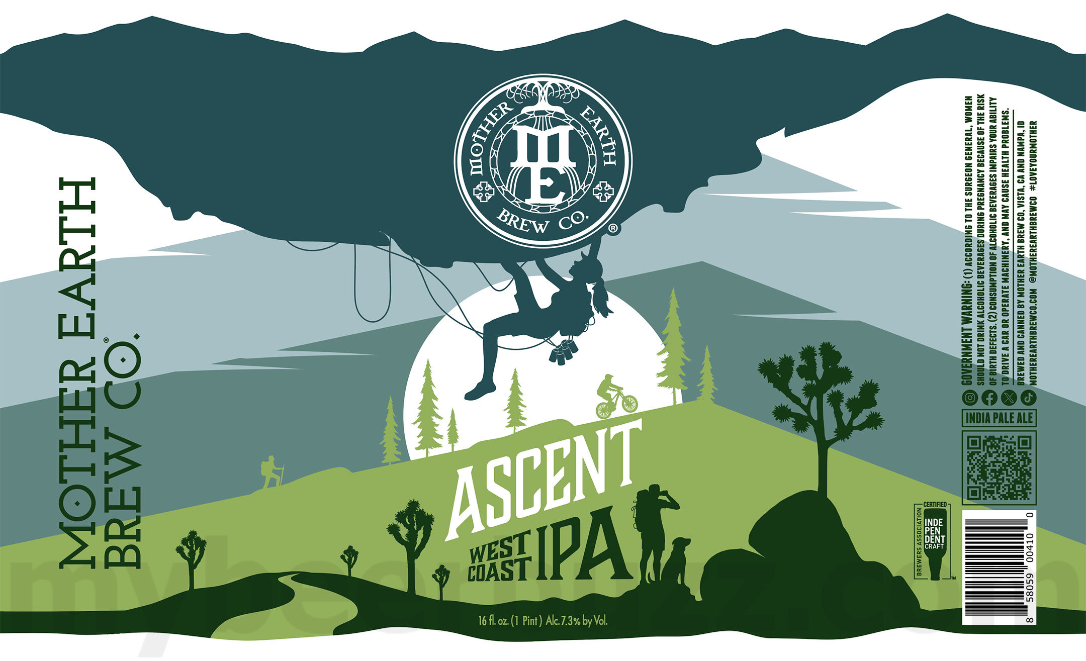 Mother Earth Adding Cali Creamin’ 19.2oz Cans, Who's Whoo, Cali Screamin', Ascent, Vermillion Falls, Spirit Animal, Fresh As It Gets, All-Purpose Pilsner, Four Seasons Strong Ale, Cosmic Dissonance & 2024 Oktoberfest 25 apostMBB 2705