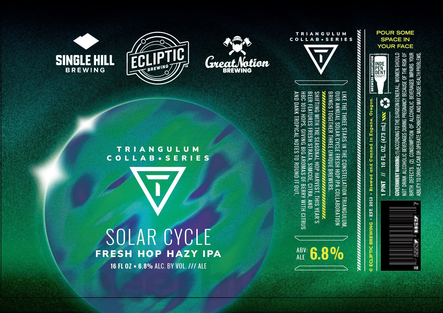Ecliptic Adding Frosty Leo Winter Ale 2023, Starburst IPA, Parsec, Pyxis, Capella, Solar Cycle, Galactic, Runaway Star, Orbital Plane, Massive Gravity & Phaser 18 apostMBB 2720