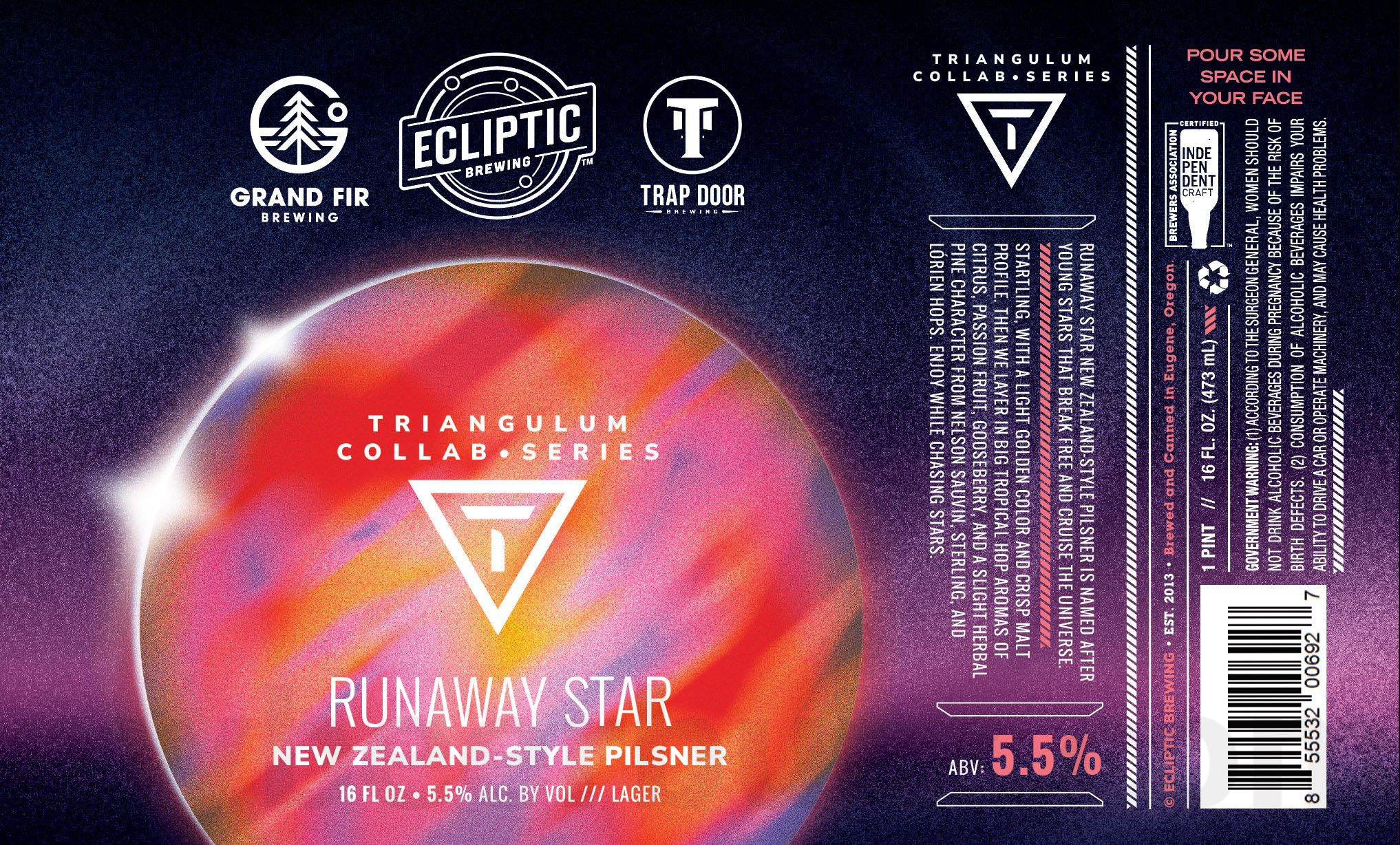 Ecliptic Adding Frosty Leo Winter Ale 2023, Starburst IPA, Parsec, Pyxis, Capella, Solar Cycle, Galactic, Runaway Star, Orbital Plane, Massive Gravity & Phaser 21 apostMBB 2722