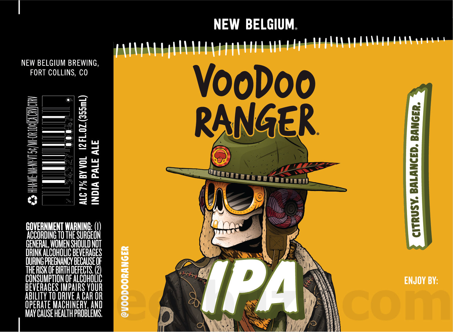 New Belgium Adding Voodoo Ranger Peach Force / 1985 Mango IPA / 2025 Voodoo Ranger IPA / 2025 Voodoo Ranger Imperial IPA 12 apostMBB 2730