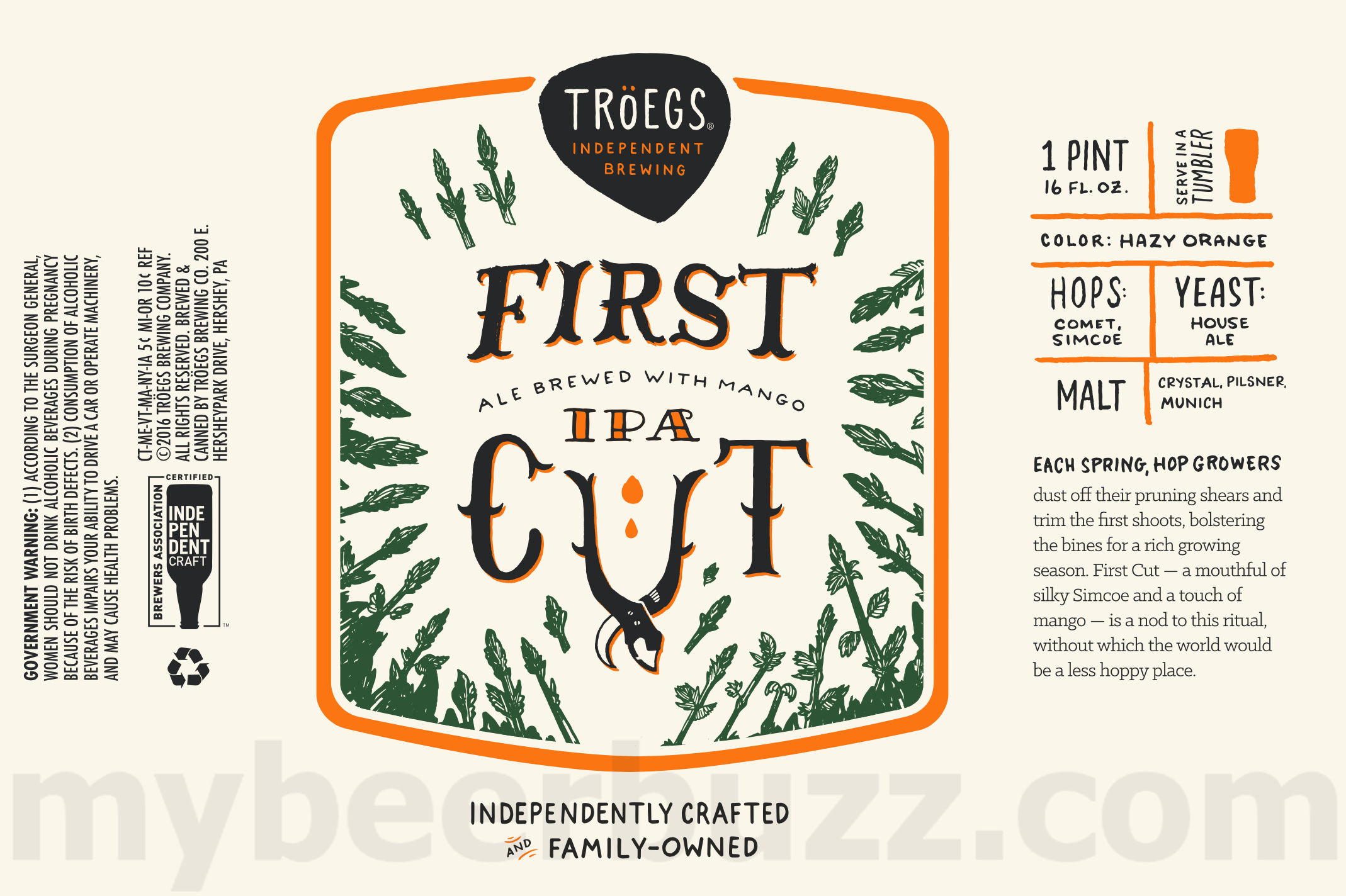 Tröegs Adding Second Cut DIPA 8 apostMBB 2739