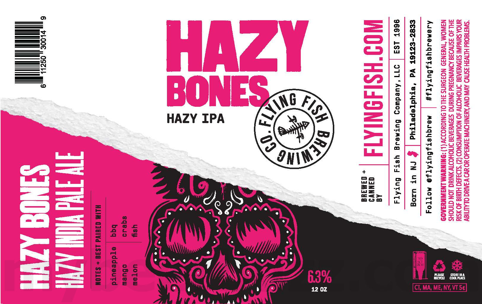 Flying Fish Adding White Walker Ale, 2024 Hopfish, Fried Ice Cream Stout & Juicy Bones 11 apostMBB 2741