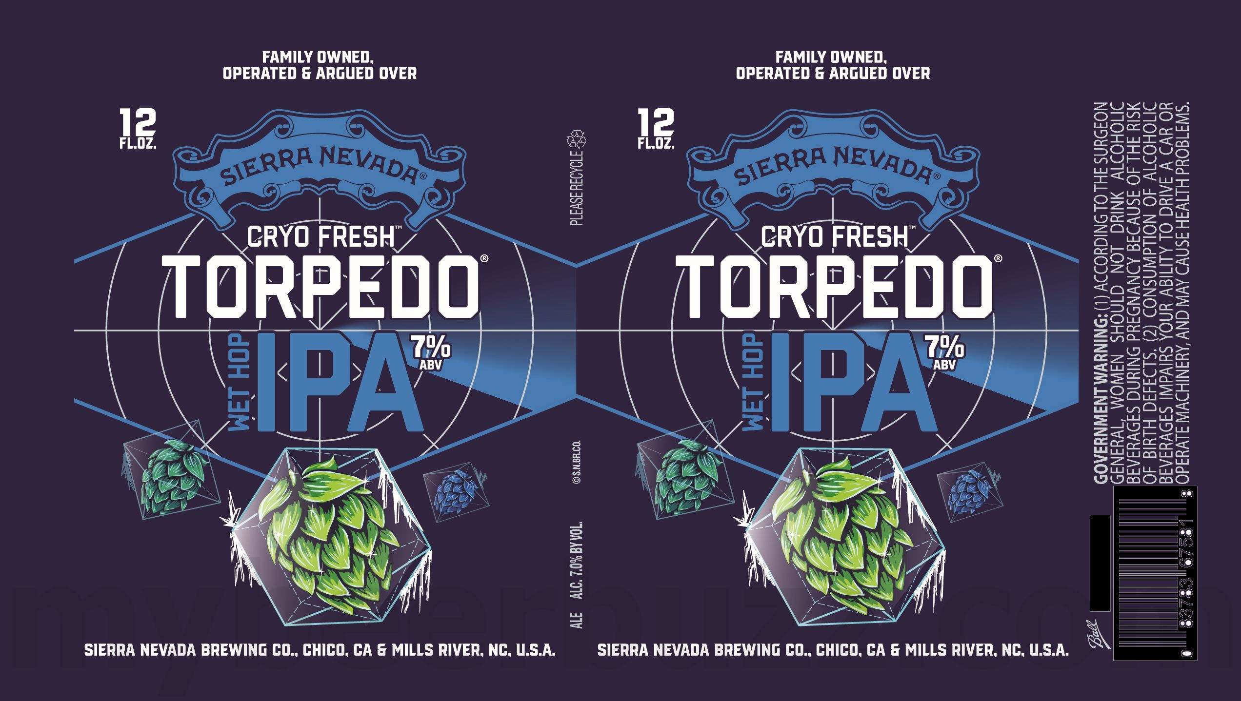 Sierra Nevada Adding Cold Torpedo, Cryo Fresh Torpedo & Atomic Torpedo 8 apostMBB 2743