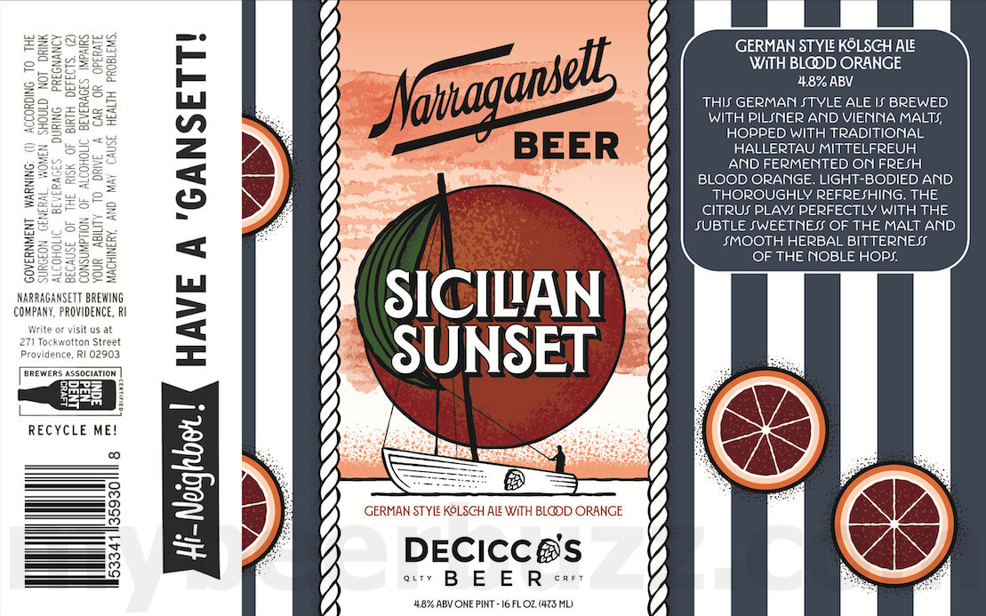 Narragansett Adding White Christmas Winter Warmer, Sicilian Sunset, O'Neil's Irish Red Ale, 1851 Legacy Ale, Gourd Reaper & Final Vinyl IPA 14 apostMBB 2744