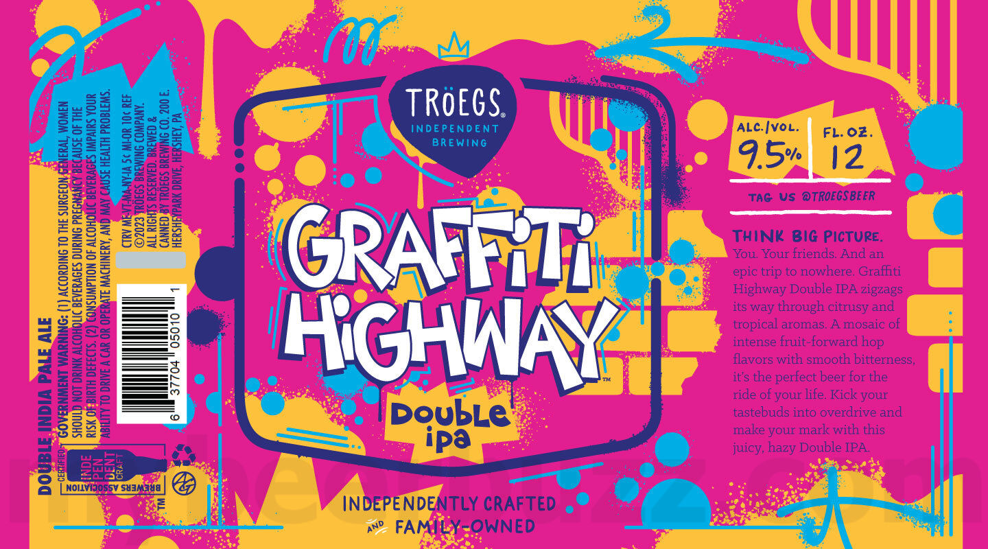 Tröegs Adding Graffiti Highway IPA & DIPA 9 apostMBB 2758