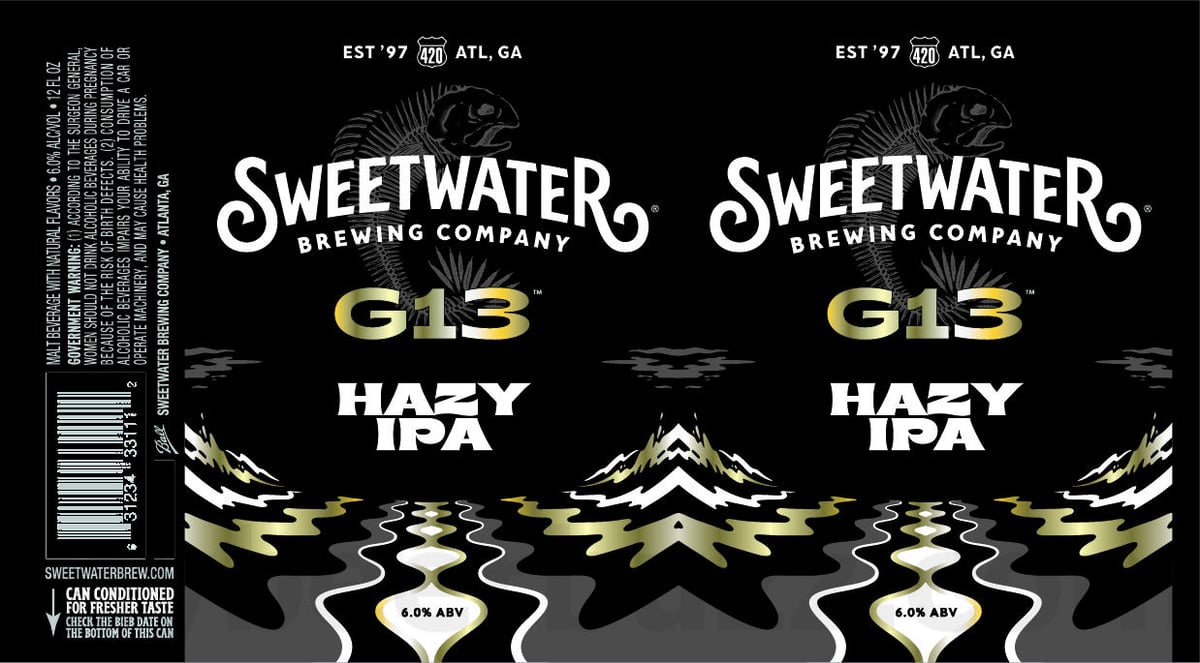 SweetWater Adding G13 Dank Double Hazy IPA 12 apostMBB 2766