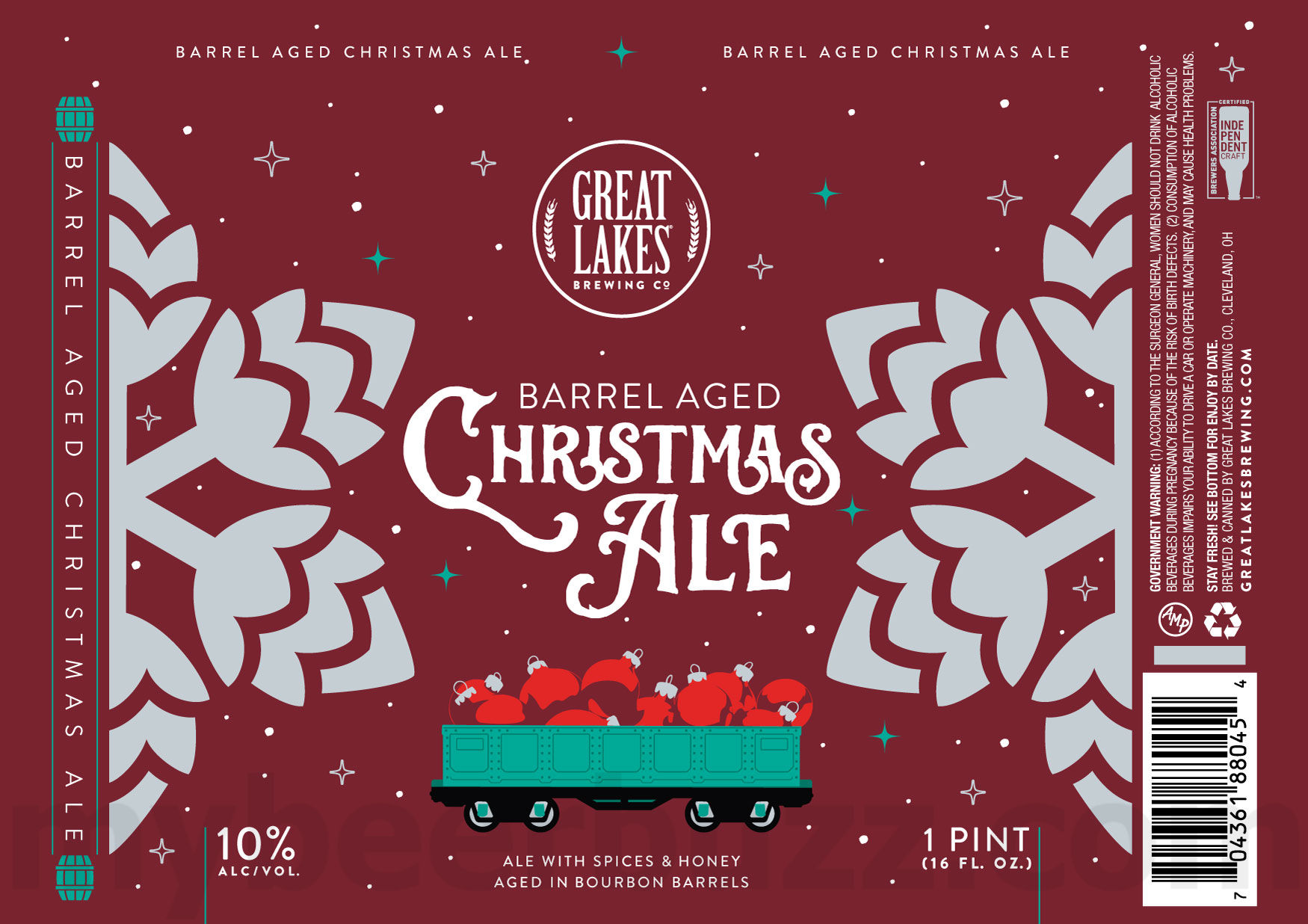 Great Lakes Christmas Ale Release and First Pour Announced, New Seasonal Cookie Exchange Milk Stout 8 apostMBB 2774
