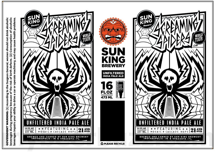 Sun King Adding Sunlight Non-Alcoholic Brew, Plaid Peacock, Rhinomite, Galactic Grizzly, Lap Lane, Belly Flopper, Pirahna Party, Submarine Dreams, Screaming Spiders, Chocolate Caliente Mexicano, Red Velvet Cake, Ferrets On Fire, Barryl Strawberry, Imperial GFJ, Psychedelic Purrspective, Sonic Sasquatch, Owlectricity, Lollipop Style, Hoops There It Is, Lions In Love, Orange Vanilla Cream Ale, Hazy GFJ IPA, Double GFJ IPA, XPA GFJ, Siesta Beach Light, Roll 4 Initiative, 123 Let's Go B*tch, Peanut Butter Cup, Cold Brew Martini Stout, Cake Bake, Raspberry Sparkling Cake, Play Hard, Rattle Snake Ramblers, Pineapple Whip, I Know What It Looks Like But You Gotta Bellini, Fourth Rider Of Light, Cabana Breeze, Cooler Companion, Deck Diver, Summer Glow, Faded Feathers, Tormented Tigers, Trunk Beats, Light Lager & Emo Emu 85 apostMBB 2818