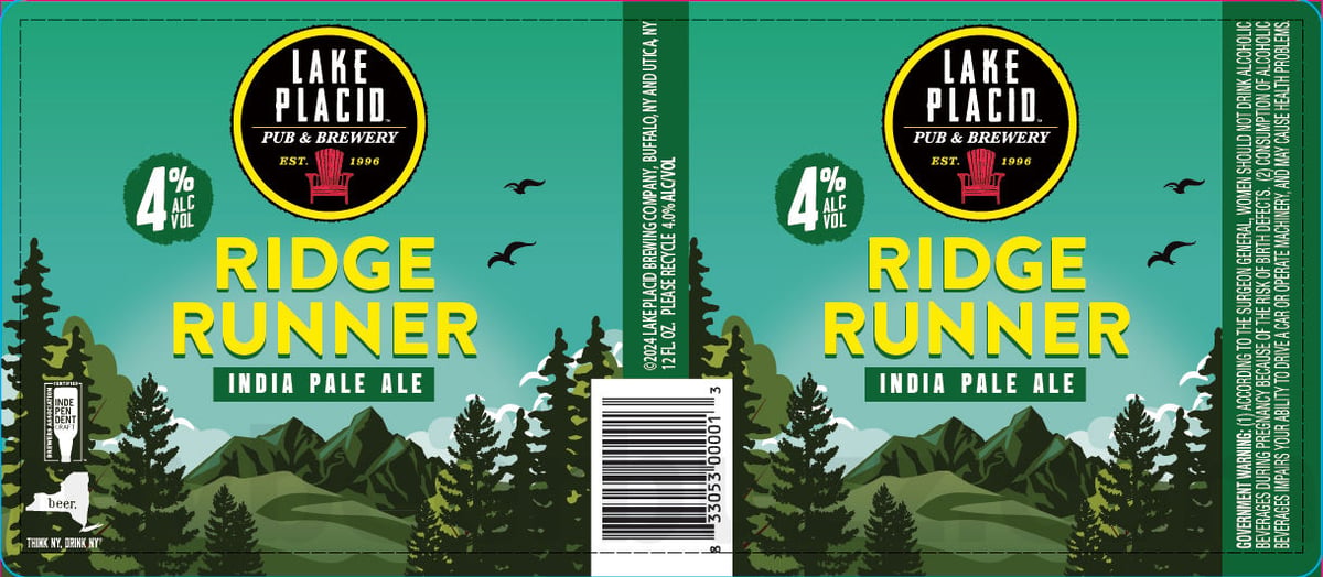 Lake Placid Updating Shredder IPA, Ridge Runner & Maple Ubu Packaging 9 apostMBB 2826