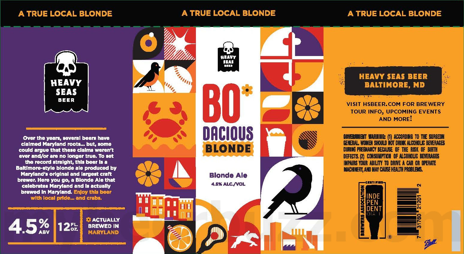 Heavy Seas Adding BOHdacious Blonde / Bodacious Blonde & Double Cannon 10 apostMBB 2863