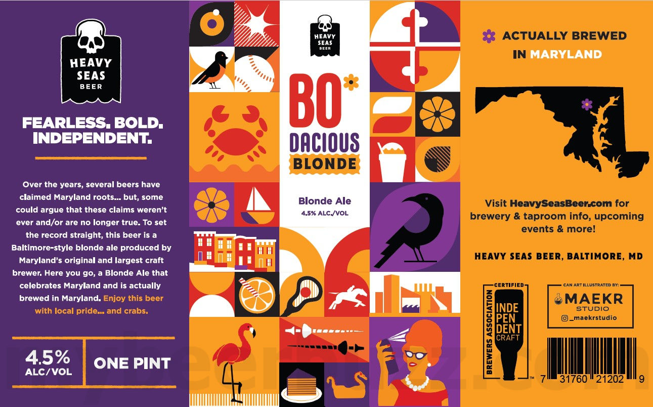 Heavy Seas Adding BOHdacious Blonde / Bodacious Blonde & Double Cannon 11 apostMBB 2864