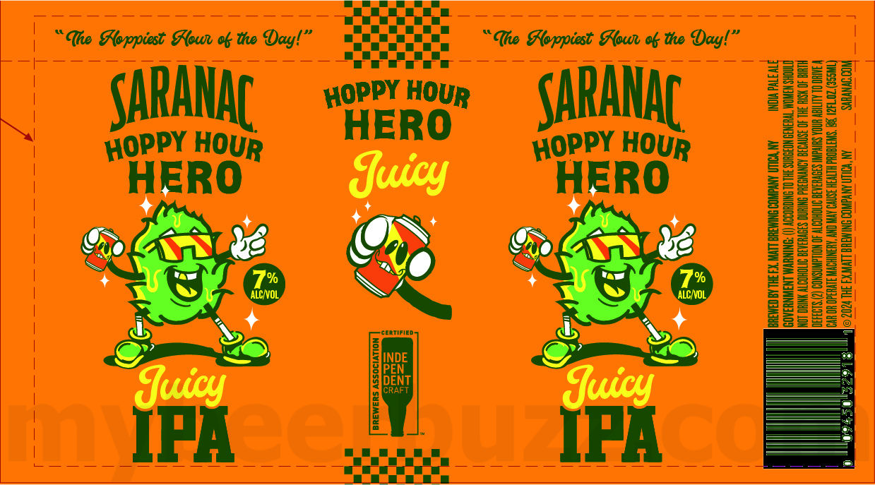 Saranac Adding Strawberry Tart, Hazy Pils, Season’s Best, Blueberry Blonde, Clouded Dream, Hoppy Hour Hero, Clouded Dream, Blueberry Blonde, Golden, Black Forest, Adirondack Lager, Pale Ale, Cold Brew Coffee Lager, White IPA, Holidaze Haze IPA, Frosty Pils, Black Forest Cake, Hoppy Hour Hero Juicy IPA, Hoppy Hour Hero Tropical IPA, Hoppy Hour Hero West Coast IPA, Weekend Warrior, Trail Blazer, Bear Squeeze, Bear Growler, Frosty Pils, White Out, Holidaze Haze, Weekend Warrior Mid Strength, Wildberry Ale, Always Hazy Peach IPA, Blueberry Blonde, Pomegranate Wheat, Big Growler & Snow Cloud IPA 43 apostMBB 2876