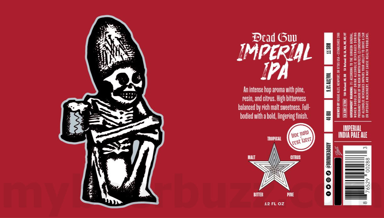 Rogue Updating Dead Guy Imperial IPA / Dead Guy Ale / Dead Guy Pilsner / Dead Guy Imperial IPA 10 apostMBB 2889