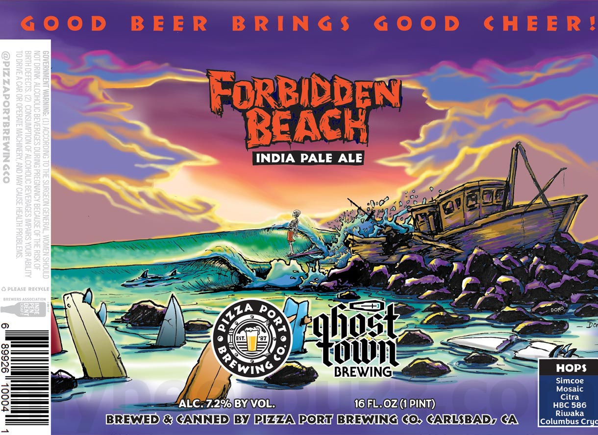Pizza Port Updating Everyday Enjoyment Finding Paradise, Vacant For Winter, Summer Moments, Hand Drag, Forbidden Beach, Vibrant Views, Endless Shoreline & Mongo 14 apostMBB 2918