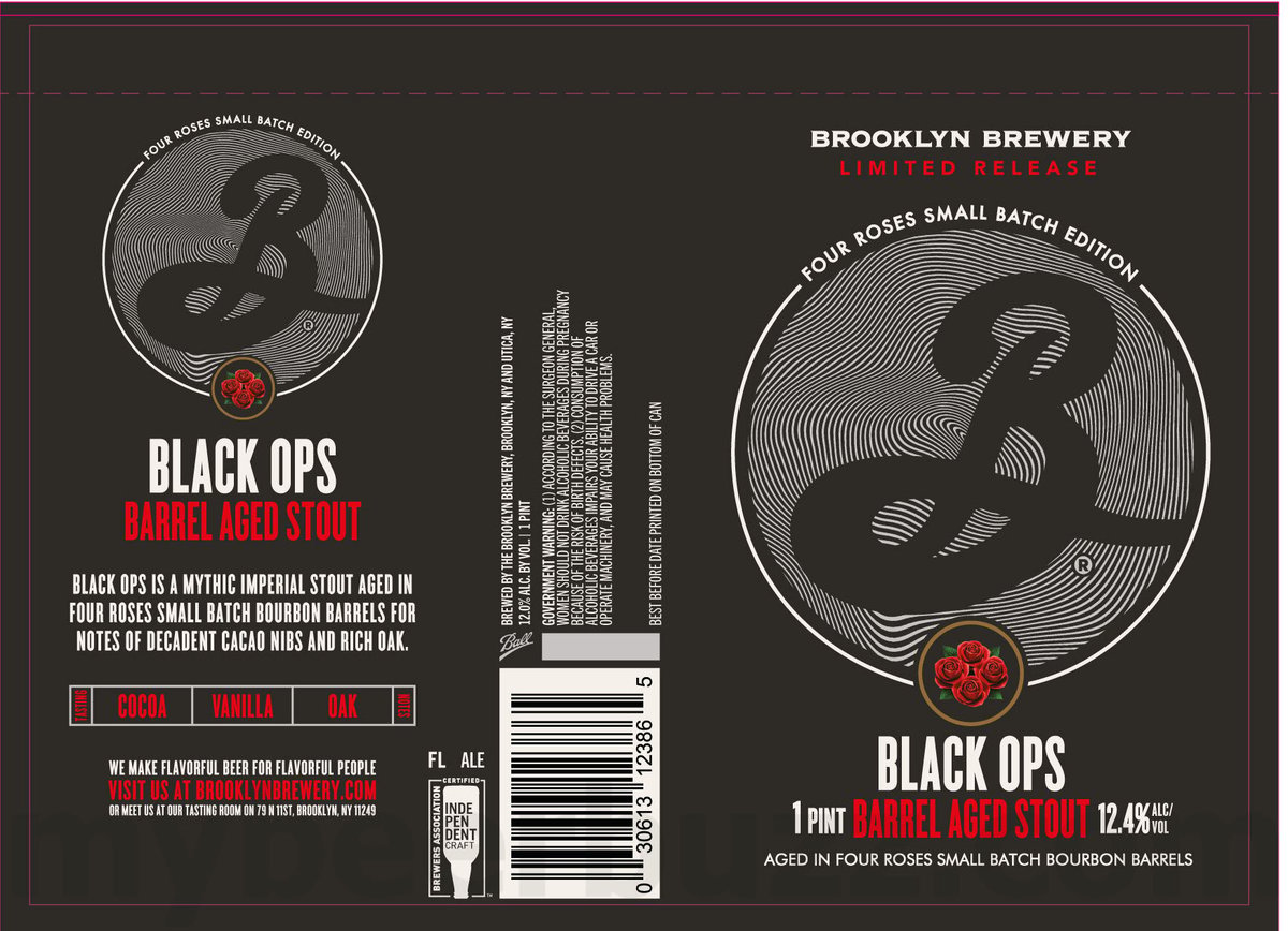 Brooklyn Adding Stratatude Double IPA / 2023 Black Ops / Megapurple / 2024 Black Ops 8 apostMBB 2923