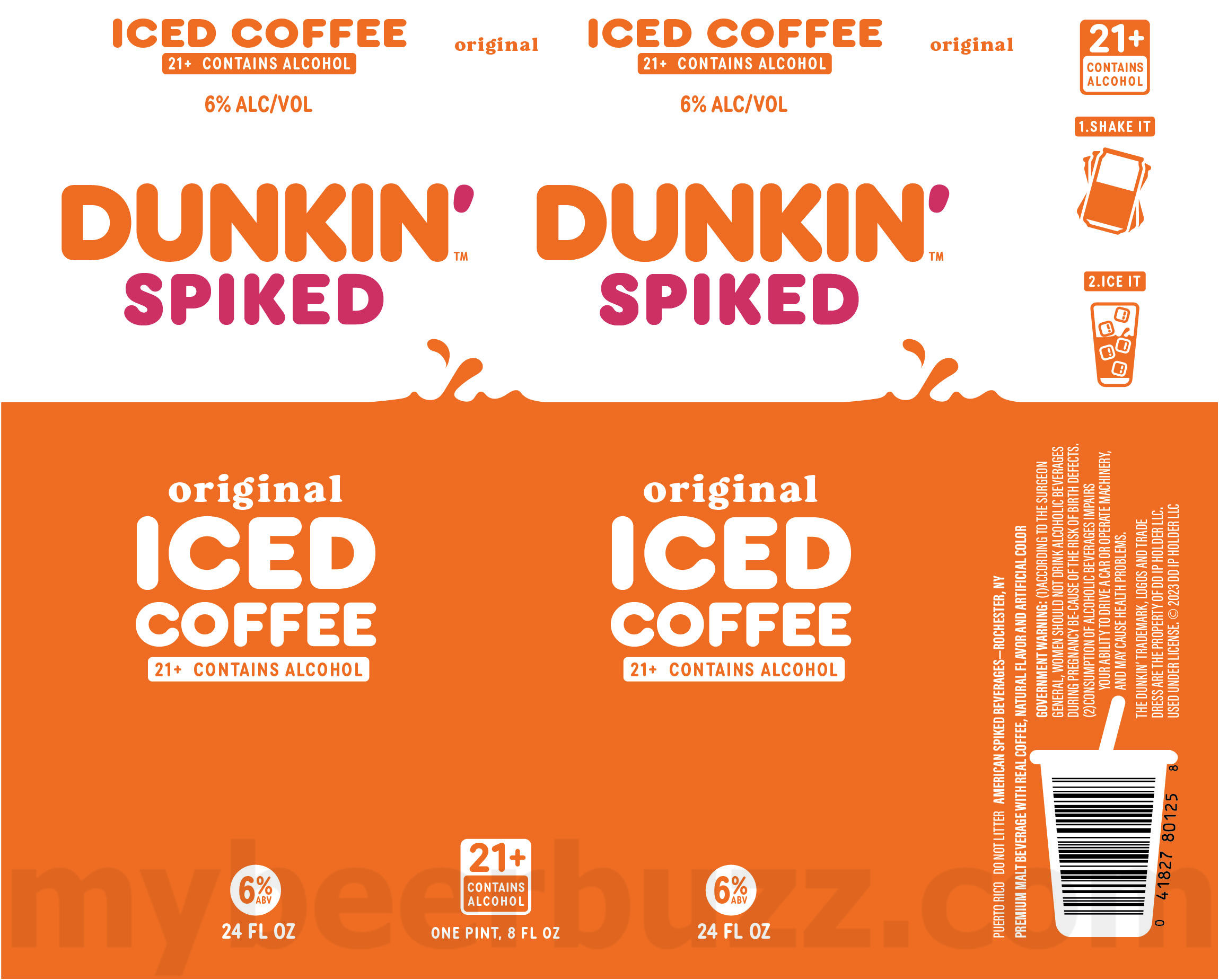 Harpoon Brewery & Dunkin’ Team Up For NEW Dunkin’ Spiked: Iced Coffee, Half & Half, Mango Pineapple, Slightly Sweet, Strawberry Dragonfruit, Vanilla Iced Coffee, Mocha Iced Coffee & Caramel Iced Coffee 20 apostMBB 2941