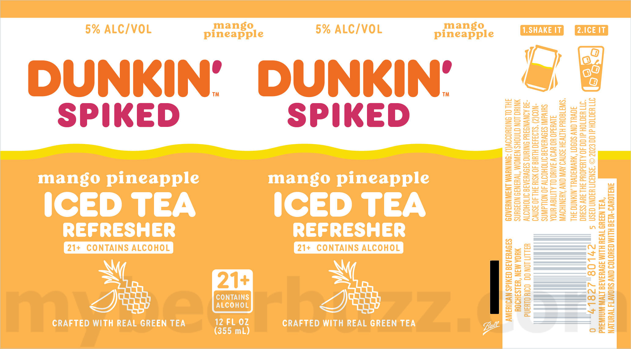 Harpoon Brewery & Dunkin’ Team Up For NEW Dunkin’ Spiked: Iced Coffee, Half & Half, Mango Pineapple, Slightly Sweet, Strawberry Dragonfruit, Vanilla Iced Coffee, Mocha Iced Coffee & Caramel Iced Coffee 27 apostMBB 2947