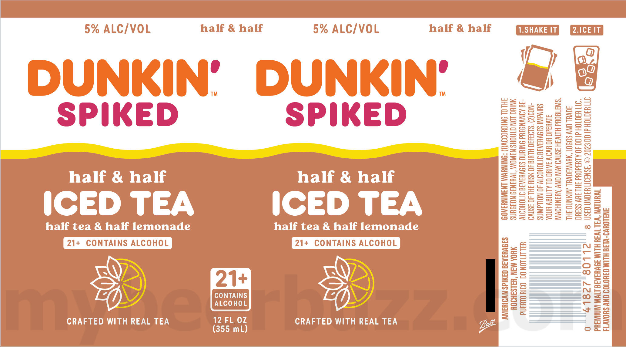 Harpoon Brewery & Dunkin’ Team Up For NEW Dunkin’ Spiked: Iced Coffee, Half & Half, Mango Pineapple, Slightly Sweet, Strawberry Dragonfruit, Vanilla Iced Coffee, Mocha Iced Coffee & Caramel Iced Coffee 28 apostMBB 2948