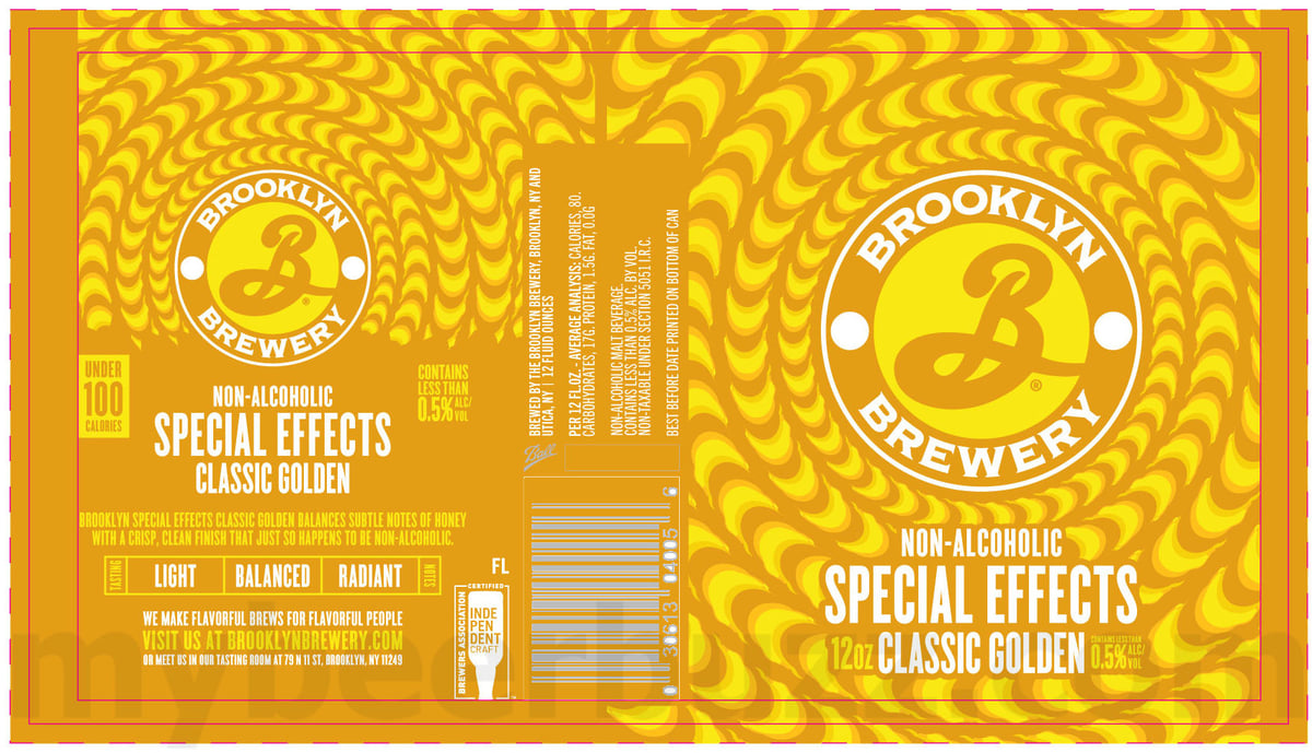 Brooklyn Brewery Adding Non-Alcoholic Special Effects, Brooklyn Brown, Brooklyn Pilsner, Special Effects Non-Alcoholic Classic Golden, 2024 Fonio Rising & Fonio Rising 15 apostMBB 2953