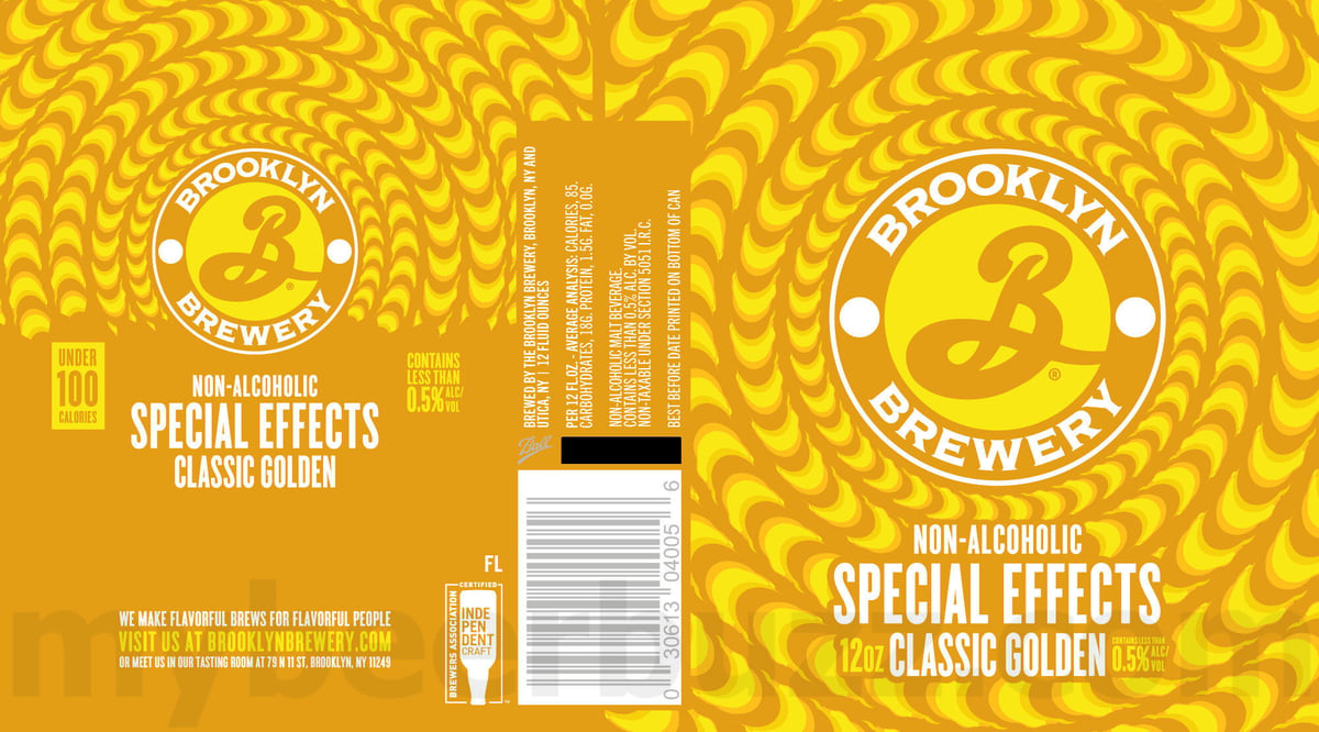 Brooklyn Brewery Adding Non-Alcoholic Special Effects, Brooklyn Brown, Brooklyn Pilsner, Special Effects Non-Alcoholic Classic Golden, 2024 Fonio Rising & Fonio Rising 16 apostMBB 2954