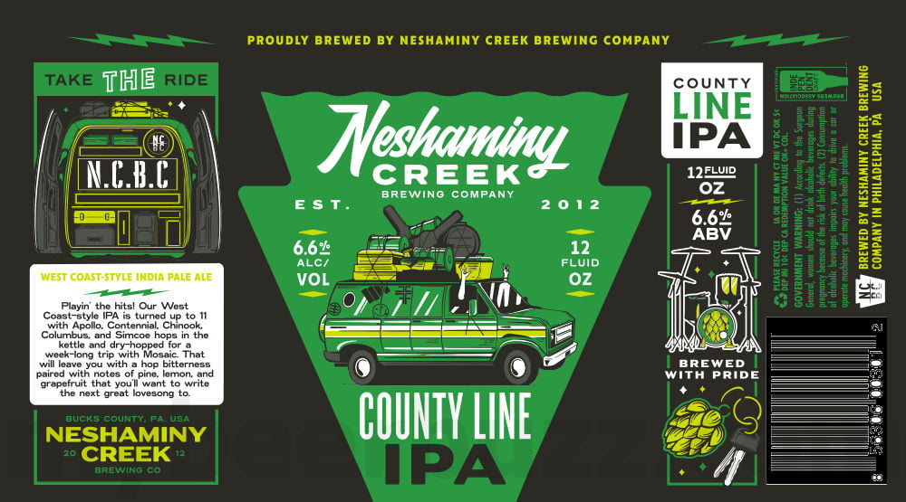 Neshaminy Creek Adding Cosmic Bull Shark, Mecha Dry, Gingerbread Rough Puff, Eye On The Tide, Sweet Hell, Pick Window NZ, And To Your Good Lady, Damn Ye!, The Shape Of Hops To Come, County Line IPA, J*A*W*N*, Post Up Pils, The Shape Of Haze To Come, Shame On Us, Doomscroller, Clear Conditions, Pina Colada Shape Of Things To Come, Needle Drop, Grizzly Grisette, Wreck Yourself, The Dip, Jump Scare IPA, Little Miss Cranberry, The Overlook IPA, The Deep End, Yuzu's Petals, Hyperdrift, Pineapple Shape Of Haze To Come, Smoked 611, White Knuckle IPA, Peaches 'n; Cream Shape Of Things To Come, Call Of The Tropics, Little Miss Prickly Pear, Bespin's Best, Dank Hill, Spring Mill Pils, Rad Lad, Part Of A Plan, Super Smash IPA, Sad Lad, It's A Dillemma, Juicy Jawn, The Shallow End, Winds Of Change & Uptown Skunk 46 apostMBB 2978