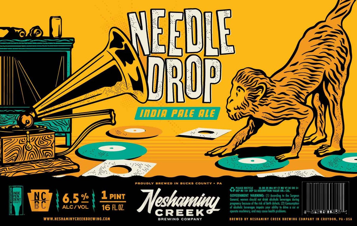 Neshaminy Creek Adding Cosmic Bull Shark, Mecha Dry, Gingerbread Rough Puff, Eye On The Tide, Sweet Hell, Pick Window NZ, And To Your Good Lady, Damn Ye!, The Shape Of Hops To Come, County Line IPA, J*A*W*N*, Post Up Pils, The Shape Of Haze To Come, Shame On Us, Doomscroller, Clear Conditions, Pina Colada Shape Of Things To Come, Needle Drop, Grizzly Grisette, Wreck Yourself, The Dip, Jump Scare IPA, Little Miss Cranberry, The Overlook IPA, The Deep End, Yuzu's Petals, Hyperdrift, Pineapple Shape Of Haze To Come, Smoked 611, White Knuckle IPA, Peaches 'n; Cream Shape Of Things To Come, Call Of The Tropics, Little Miss Prickly Pear, Bespin's Best, Dank Hill, Spring Mill Pils, Rad Lad, Part Of A Plan, Super Smash IPA, Sad Lad, It's A Dillemma, Juicy Jawn, The Shallow End, Winds Of Change & Uptown Skunk 57 apostMBB 2988