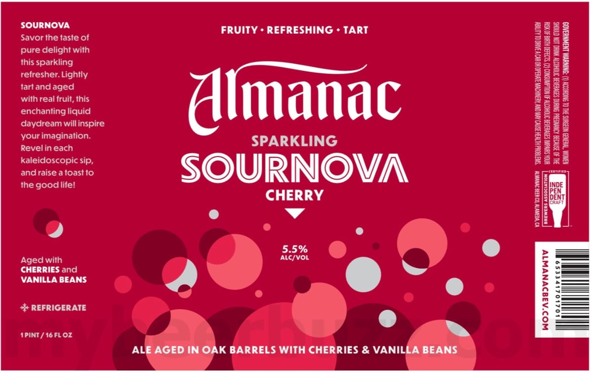 Almanac Working On Distance To The Sun Collaboration, Magic, Sparkling Sournova Berry, Sparkling Sournova Strawberry, Sparkling Sournova Fruit Punch, Luminous Quasar, Sparkling Sournova Plum, Your Hazy Soul, Nagatsuki Saison, Sparkling Twilight, Porchlight Lager, Sparkling Heather Bloobs & Strawbabies, Love Hazy IPA, Fuzzle, Sparkling Twilight, Big Love, Double Secret Probation, Bunny Hill IPA, Haze, Bella Blonda, Love, Seaside, Sparkling Twilight, Sparkling Sournova Cherry, Sparkling Sournova Fruit Punch and Rocktoberfest 13 apostMBB 2996