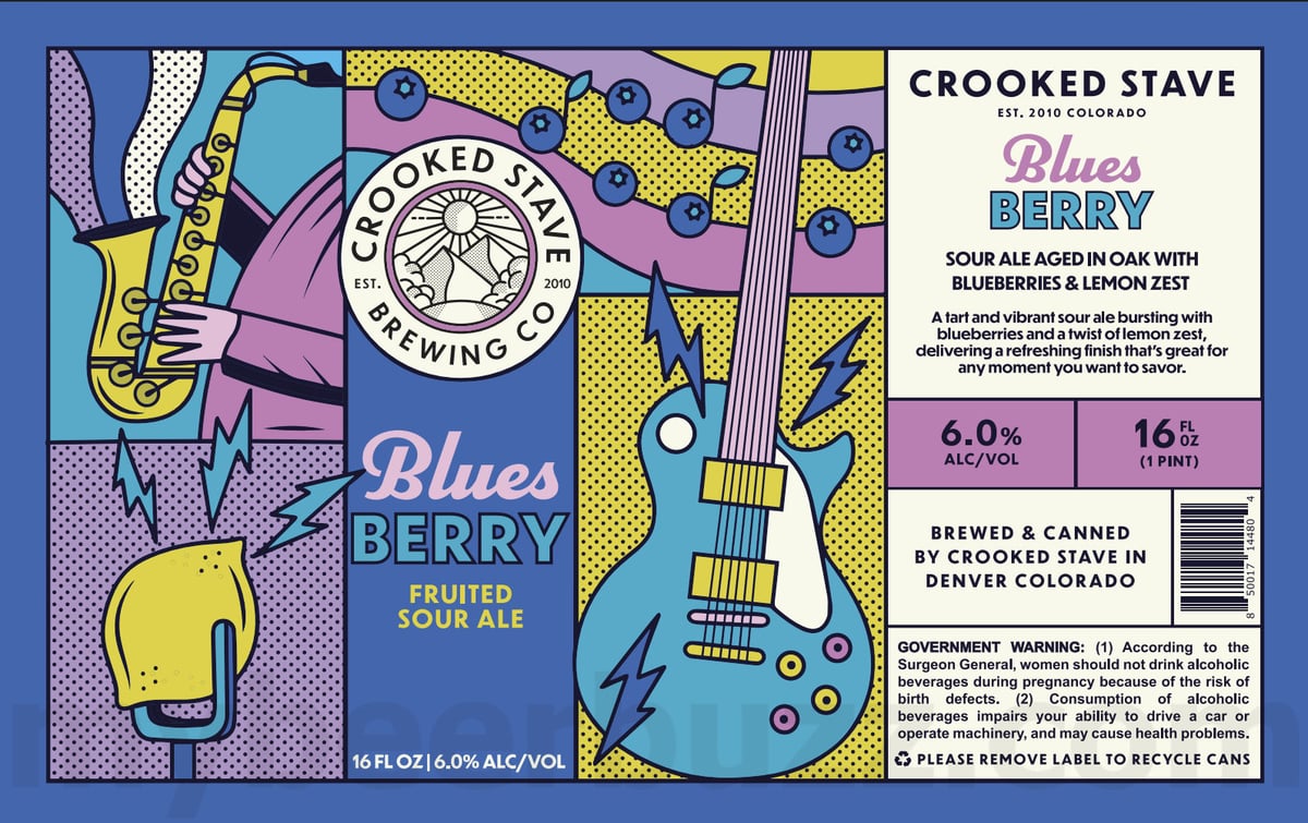 Crooked Stave Adding Mexican Lager, Peach IPA, Nightmare On Brett Blackberry, Vielle, Just Peachy, Ruby Sunrise, Chilly Waters, Apricot Afternoon, Re-Tired, Midnight Rouge, Midnight Blue, Camera Obscura, El Churro, Iced Out, Hibiscus Dream, Afterglow, Sleigh Queen!, Indigo Island, Spon, Coffee Dunkel, Down Under, Road Tripper, Peach Cobbler, Après Pils, Grade A IPA, Gucci Mango, Juicy East, Mexican Lager, NZ Pils, Sour Rosé, Tropical Sour Rosé, Juicy West, Wolf Shirt Wednesday, Peach Juicy West, Juicy West Winter, Bluesberry, Key Lime Sour, Double Juice, Rad Riot, Sour Rosé Glacier, Heart-Shaped Box & Scorpion Bowl 31 apostMBB 3007