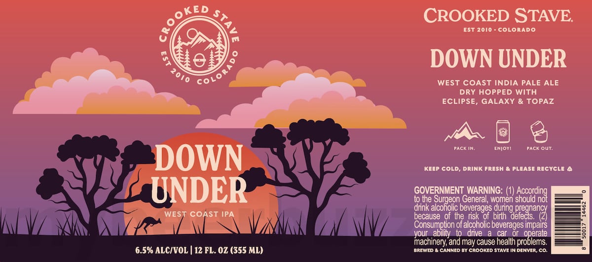Crooked Stave Adding Mexican Lager, Peach IPA, Nightmare On Brett Blackberry, Vielle, Just Peachy, Ruby Sunrise, Chilly Waters, Apricot Afternoon, Re-Tired, Midnight Rouge, Midnight Blue, Camera Obscura, El Churro, Iced Out, Hibiscus Dream, Afterglow, Sleigh Queen!, Indigo Island, Spon, Coffee Dunkel, Down Under, Road Tripper, Peach Cobbler, Après Pils, Grade A IPA, Gucci Mango, Juicy East, Mexican Lager, NZ Pils, Sour Rosé, Tropical Sour Rosé, Juicy West, Wolf Shirt Wednesday, Peach Juicy West, Juicy West Winter, Bluesberry, Key Lime Sour, Double Juice, Rad Riot, Sour Rosé Glacier, Heart-Shaped Box & Scorpion Bowl 47 apostMBB 3023
