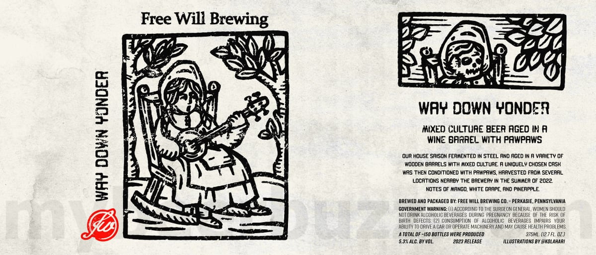 Free Will Adding Field Of Opportunity, Rise Tarnished, Skulk, Vida Lima, Extraterresetrial, Iron Will (Old Forester / Vanilla), Iron Will (Elijah Craig), Trouble No More, Nightfall Of Diamonds, Field Guide Comet, Perkasie Premium, Chrimbo, Elle Rêve, Smell The Horse, Sun Rolling High, Way Down Yonder, And Thunder Desire, Suspended In The Sky, If Dreams Were Lightning, Firmly Rooted, Hoop Driver, Dreams And Nightmares, Peace Valley Pale Ale, Cannon's Pale Ale & Raptor’s Delite 24 apostMBB 3034