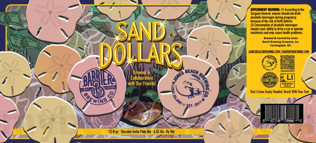 Barrier Brewing Adding Rotationer Pilsner & Sand Dollars 8 apostMBB 3053