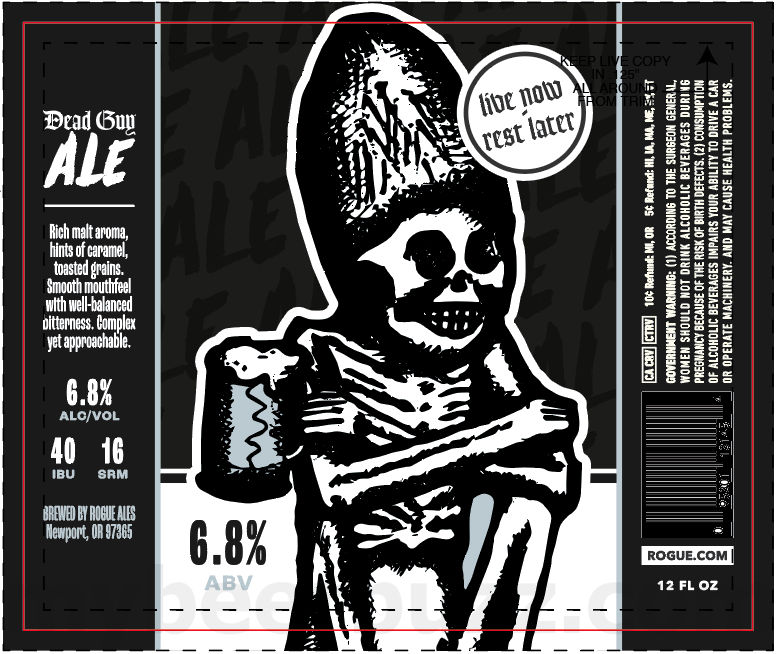 Rogue Adding Dead Guy, Dead Guy Imperial IPA & Dead Guy IPA 19.2oz Cans 10 apostMBB 3072