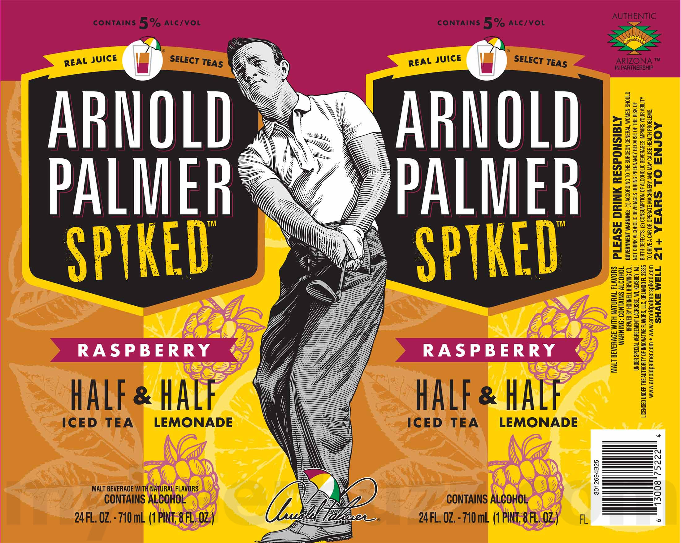 ARNOLD PALMER SPIKED™ ADDS RASPBERRY HALF & HALF TO ITS GROWING FAMILY OF BRANDS 8 apostMBB 3082