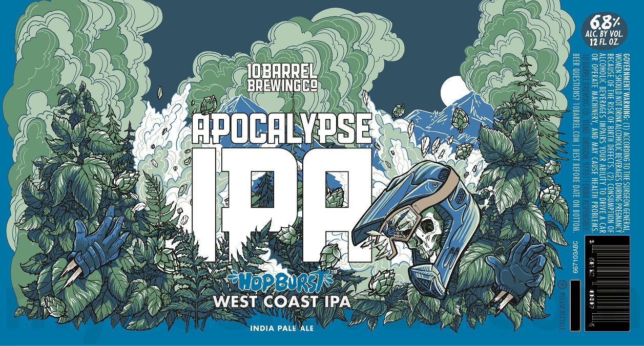 10 Barrel Adding Hopburst Apocalypse IPA, Hopburst Nature Calls, Hopburst Cloud Mentality, All Ways Down Decked & Hopburst All Ways Down 15 apostMBB 3100