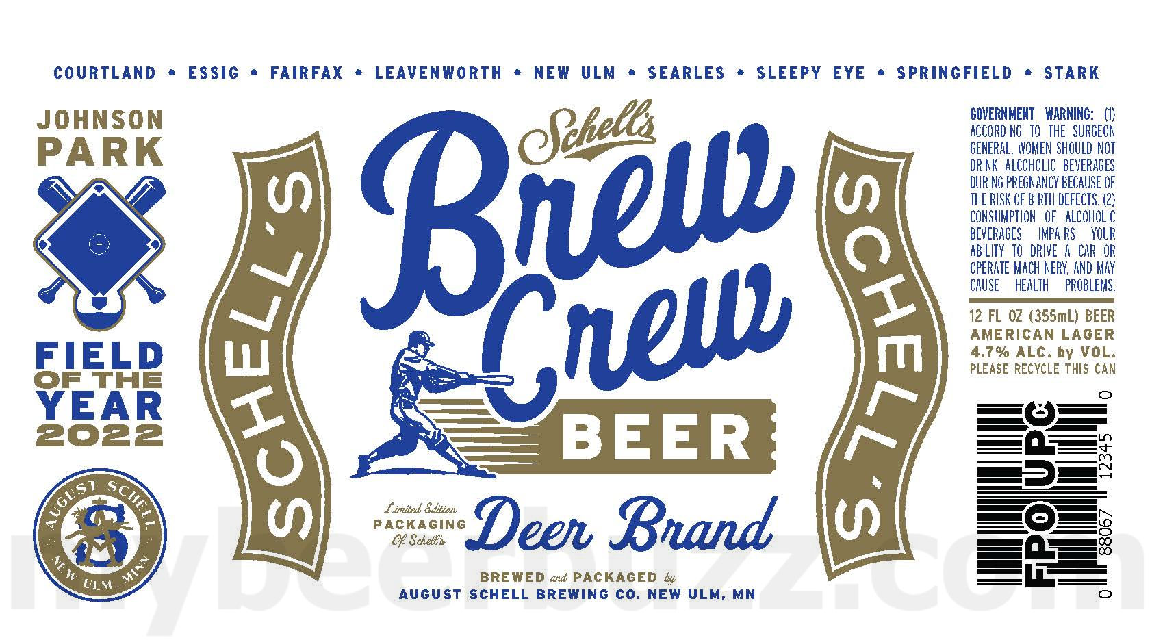 Schell’s Adding Oatmeal Stout, Cave Aged Barrel Aged Dark Lager, Schell’s Shocked, Snowstorm, Sangria, Northland Gold, Peanut Butter Chocolate Porter, Brew Crew, Notorious P.I.L.S., Orange Mimosa, Midwest Common, Black Lager, S'More Stout, Firebrick, Mad Butcher! & Oktoberfest 21 apostMBB 3106