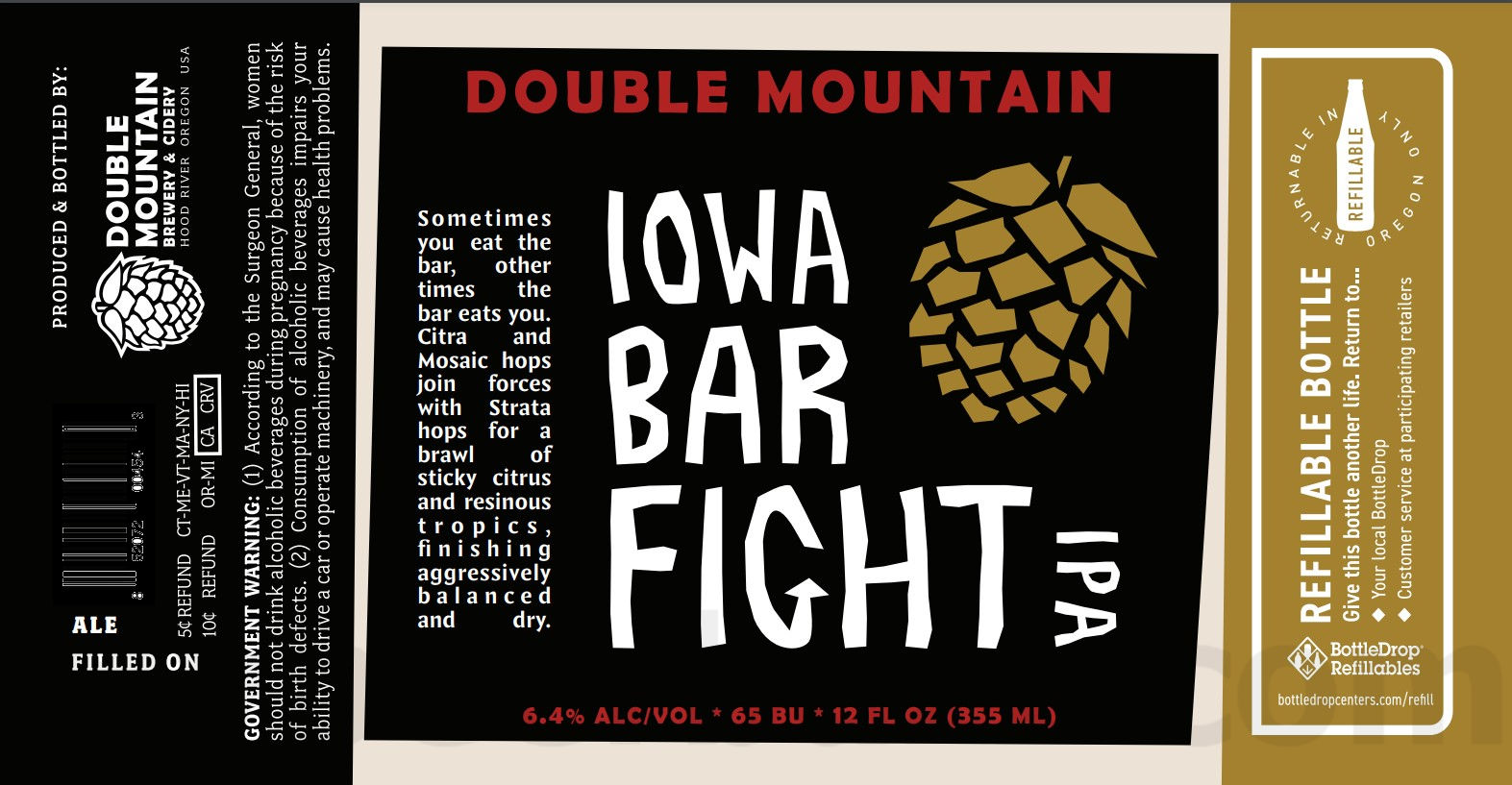 Double Mountain Adding The Last Bastion 16th Anniversary Beer, Sweet Nothings, 2024 Iowa Bar Fight IPA, 2025 All Squonk No Tonk, S.S. Bocktopus Bock, The Fae, Aging Experiment 9 3/4, Fresh Foods Hazy IPA, Fresh Foods Juicy IPA, Fresh Foods Kölsch, Fresh Foods Pilsner, Carla's Well, Pilsner, Aprikozen, Love Shed, Centennial, It's About The Beer IPA & Go Ask Talus 23 apostMBB 3158