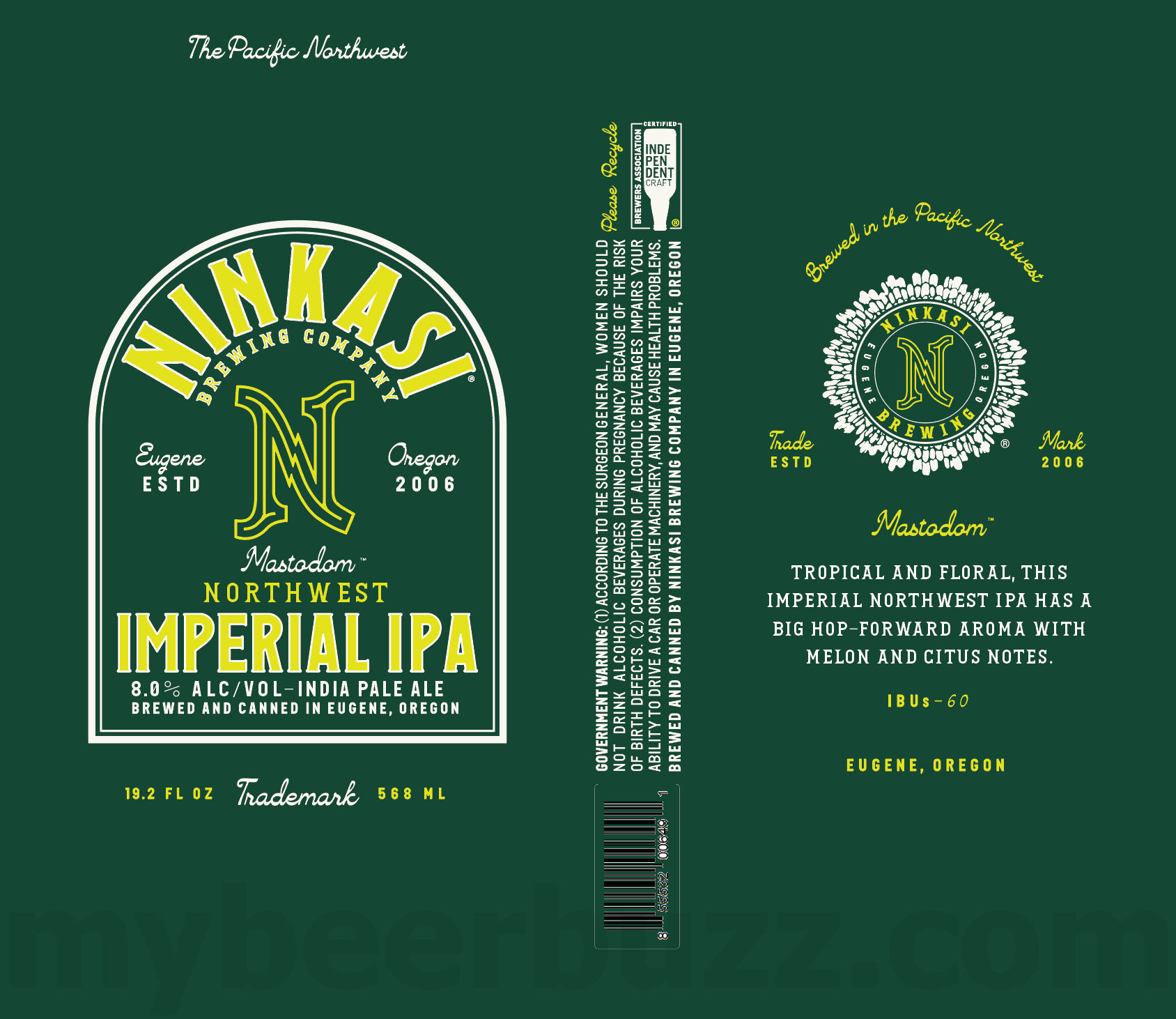 Ninkasi Updating Pilsner & MastadonCans 9 apostMBB 3181