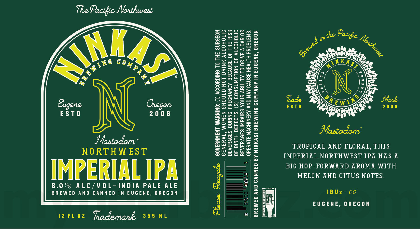 Ninkasi Updating Pilsner & MastadonCans 10 apostMBB 3182