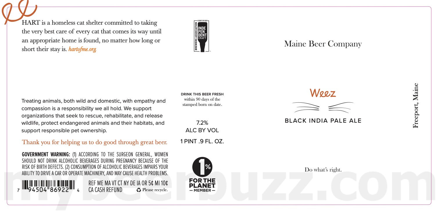 Maine Beer Co Adding Thank You 2023, Thank You 2024, Weez & Spring 2024 10 apostMBB 3204