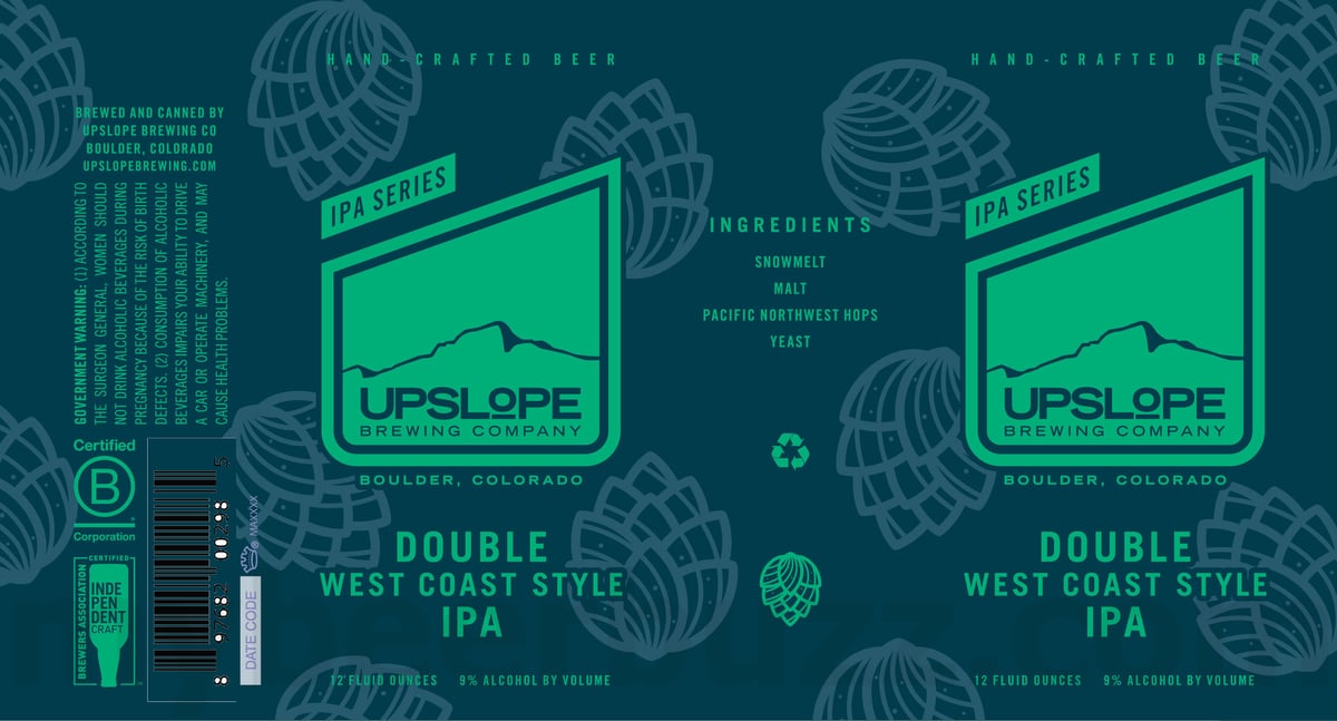 Upslope Adding Passionfruit Hibiscus Sour Ale & Double West Coast Style IPA 8 apostMBB 3213
