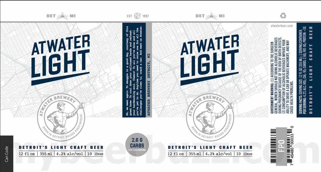Atwater Block Brewery Adding D Light, Detroit Hustles Harder, Traverse City Cherry Wheat, Little Petty Shandy, Light Citrus Blonde, Lip Lock, Pink Gang, Road Rally, Big Pick IPA, Atwater Light, MI Haze & IPA 14 apostMBB 3220