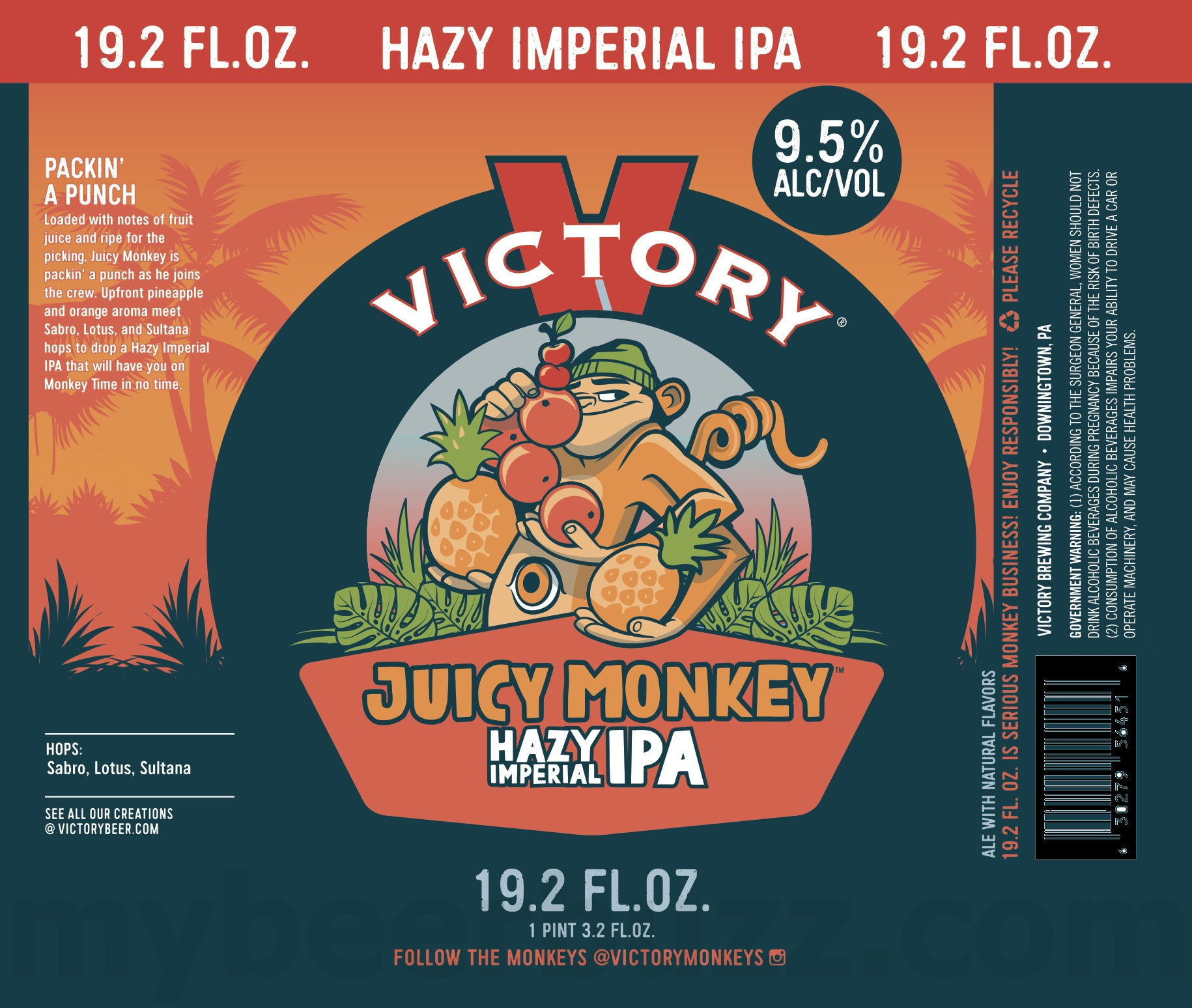Victory Adding Juicy Monkey Hazy Imperial IPA 8 apostMBB 3224